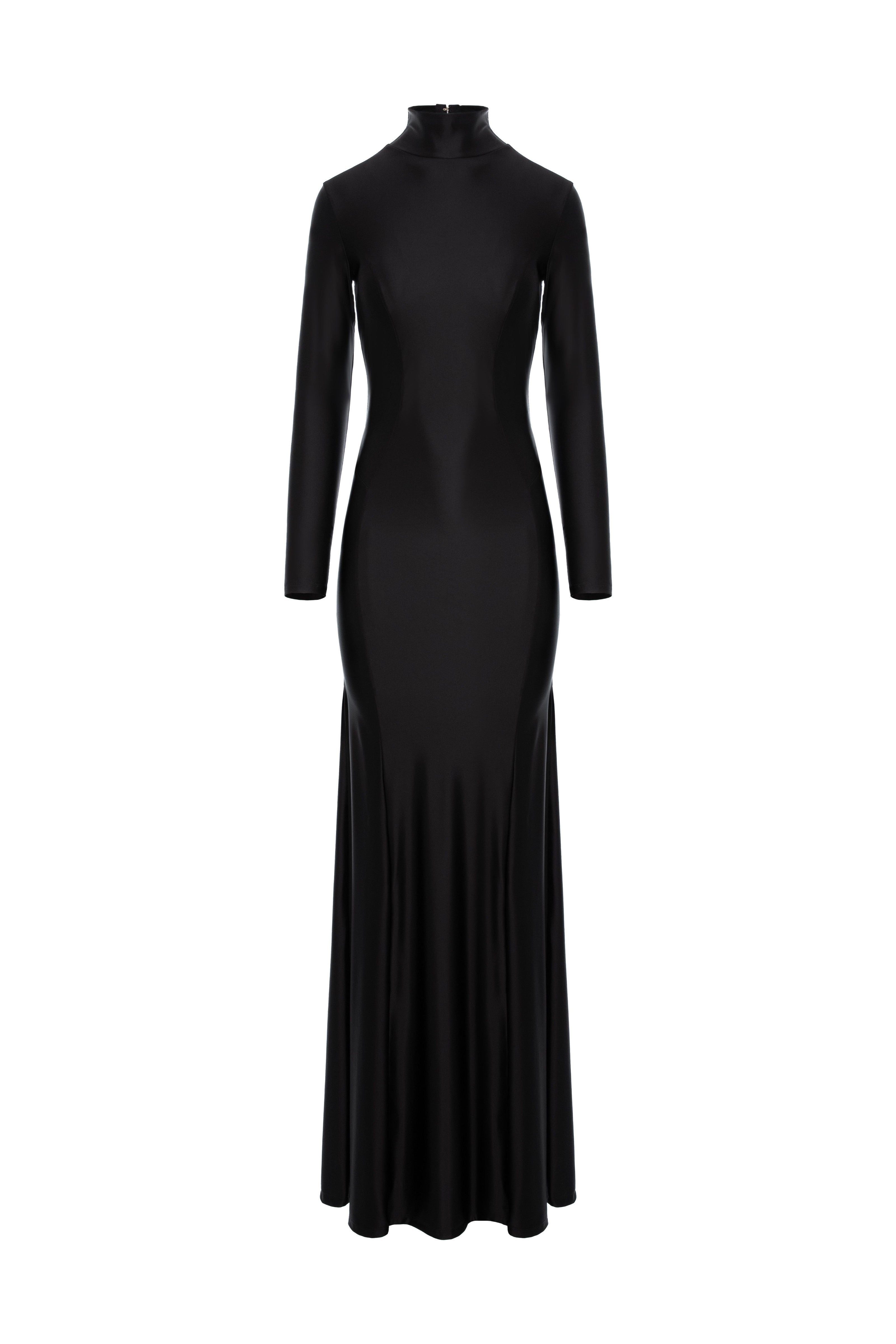 Cast Long Dress Black