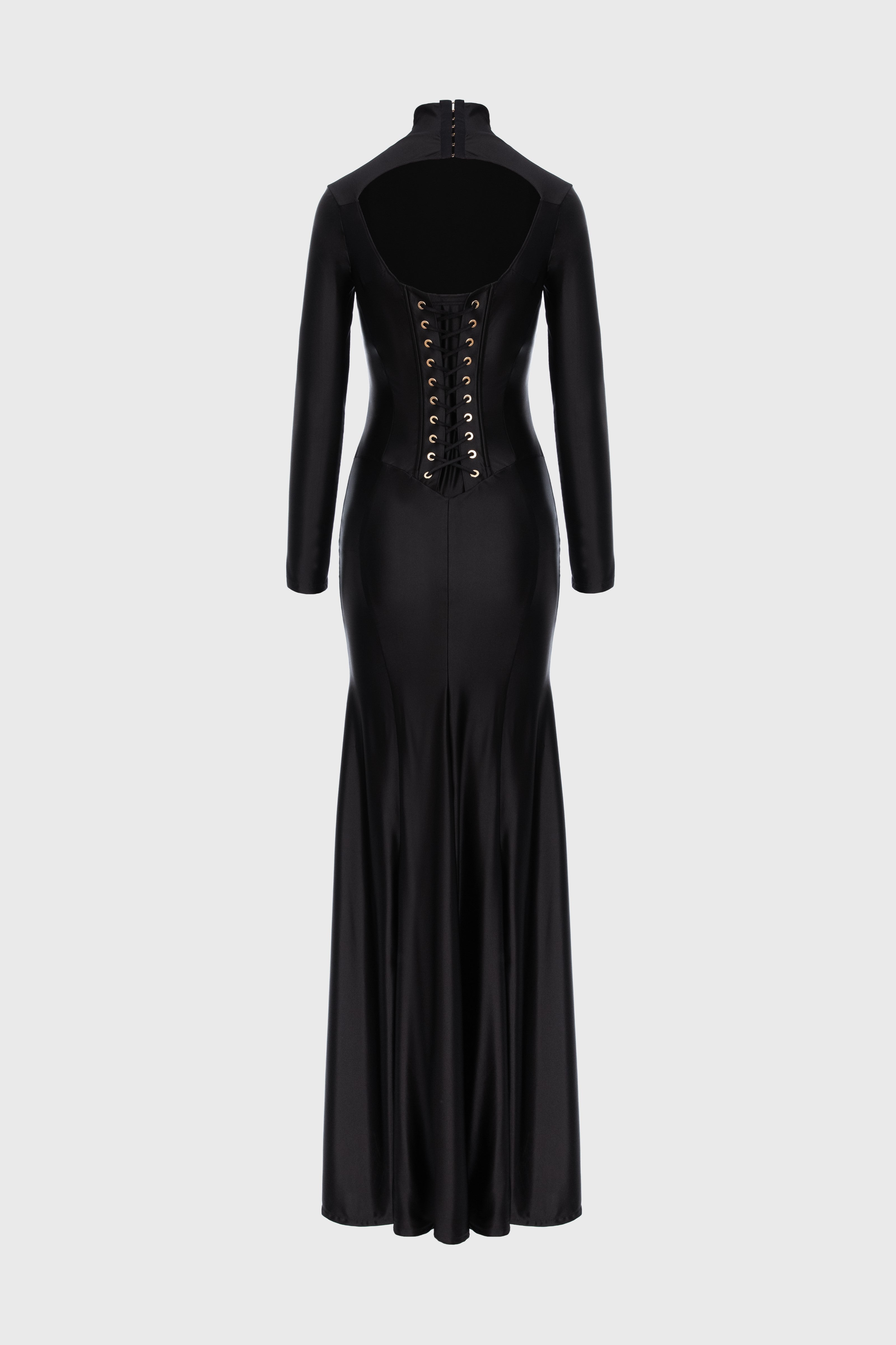 Cast Long Dress Black
