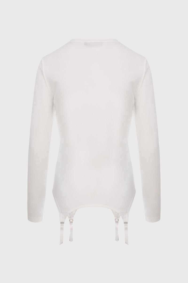 Garter Blouse White