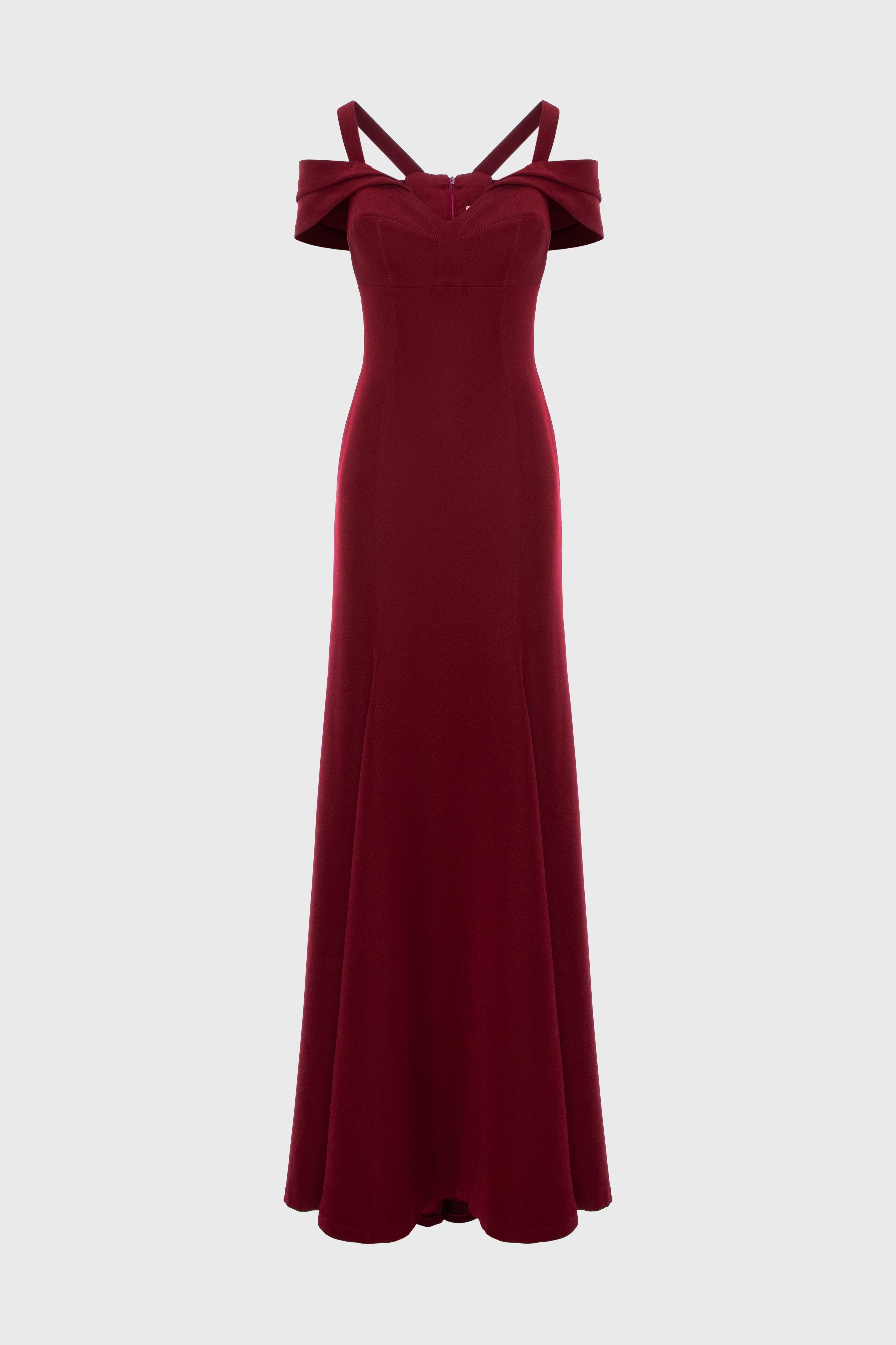 Candy Long Dress Wine