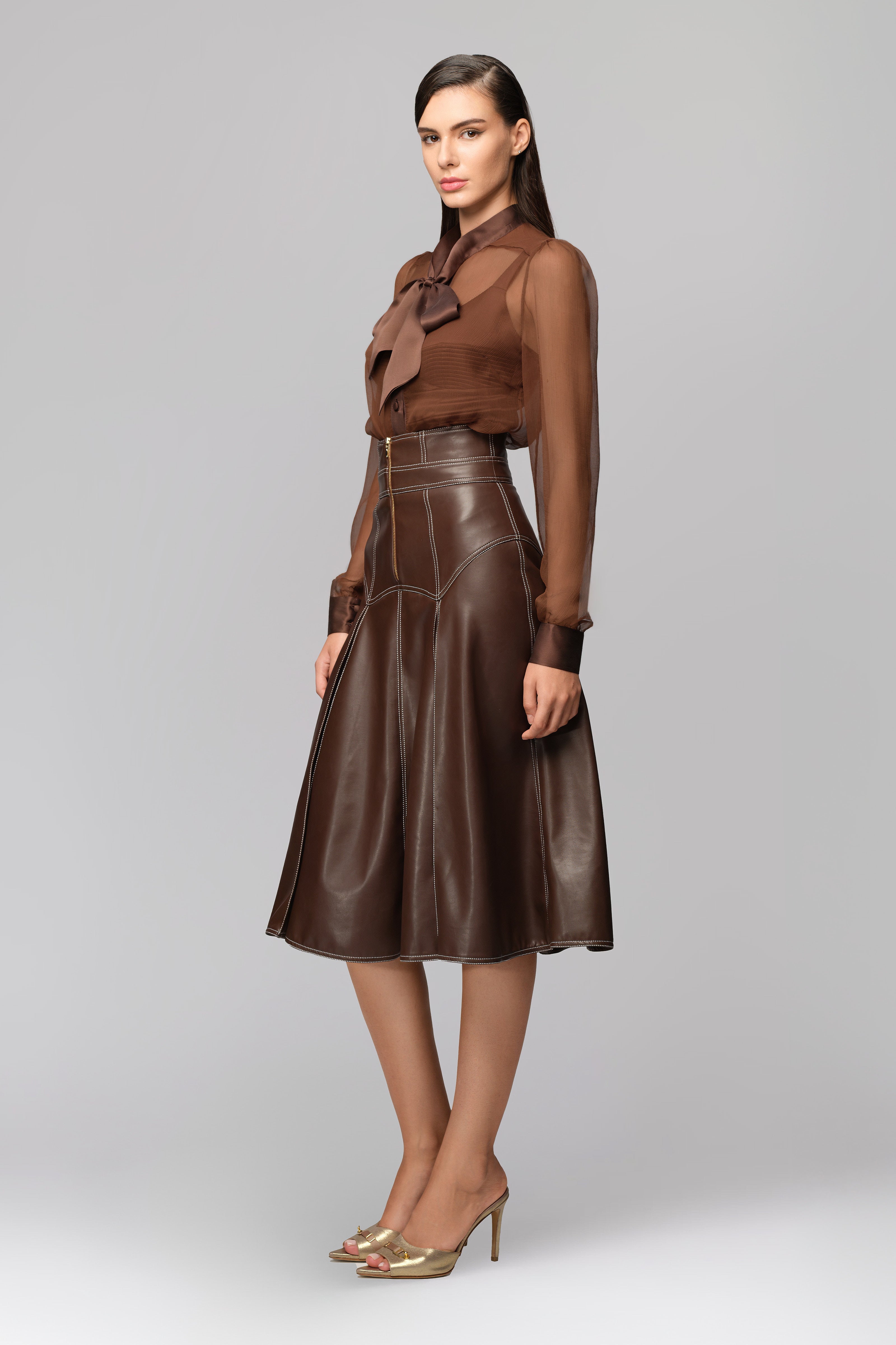 Breeze Blouse Brown