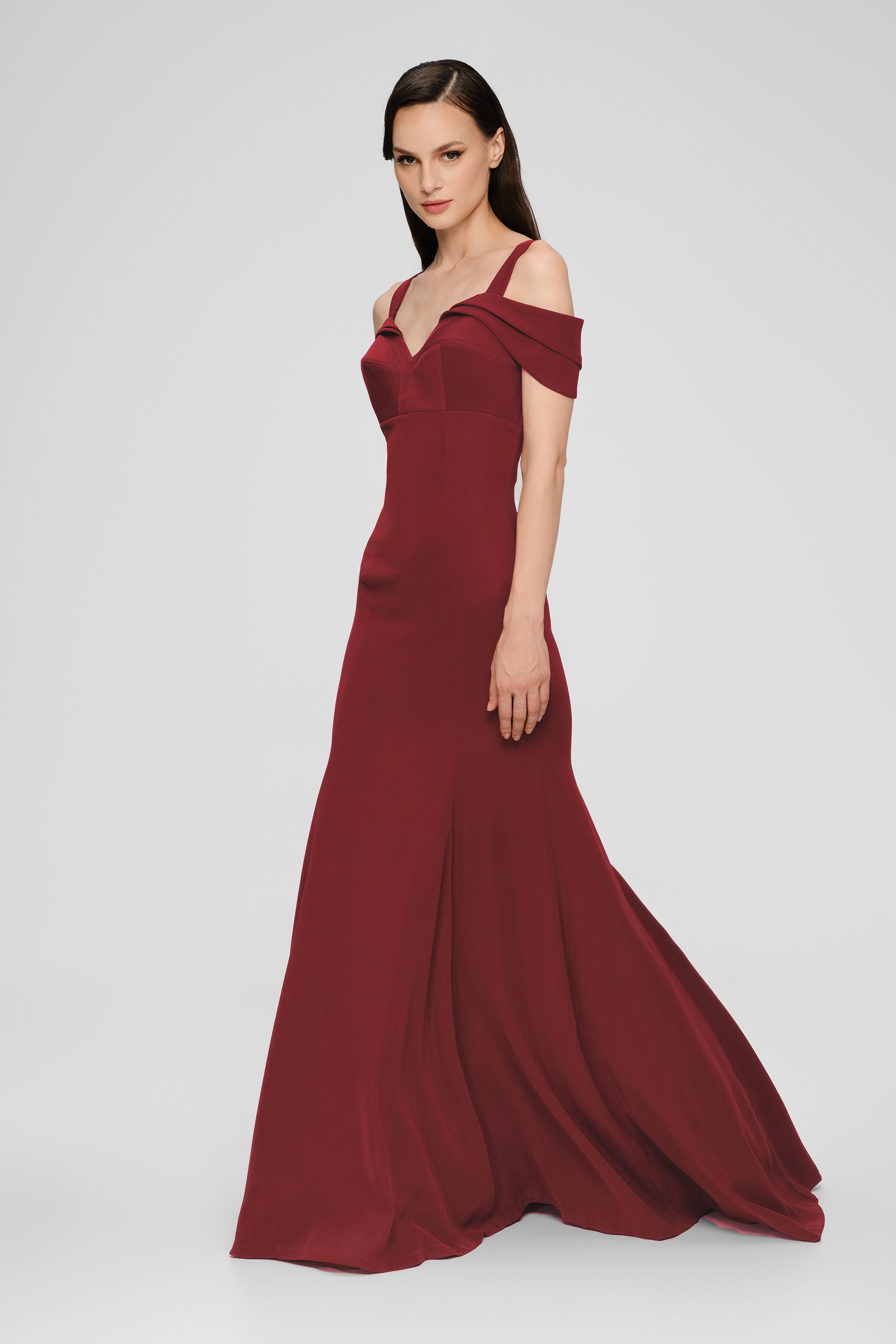 Candy Long Dress Wine