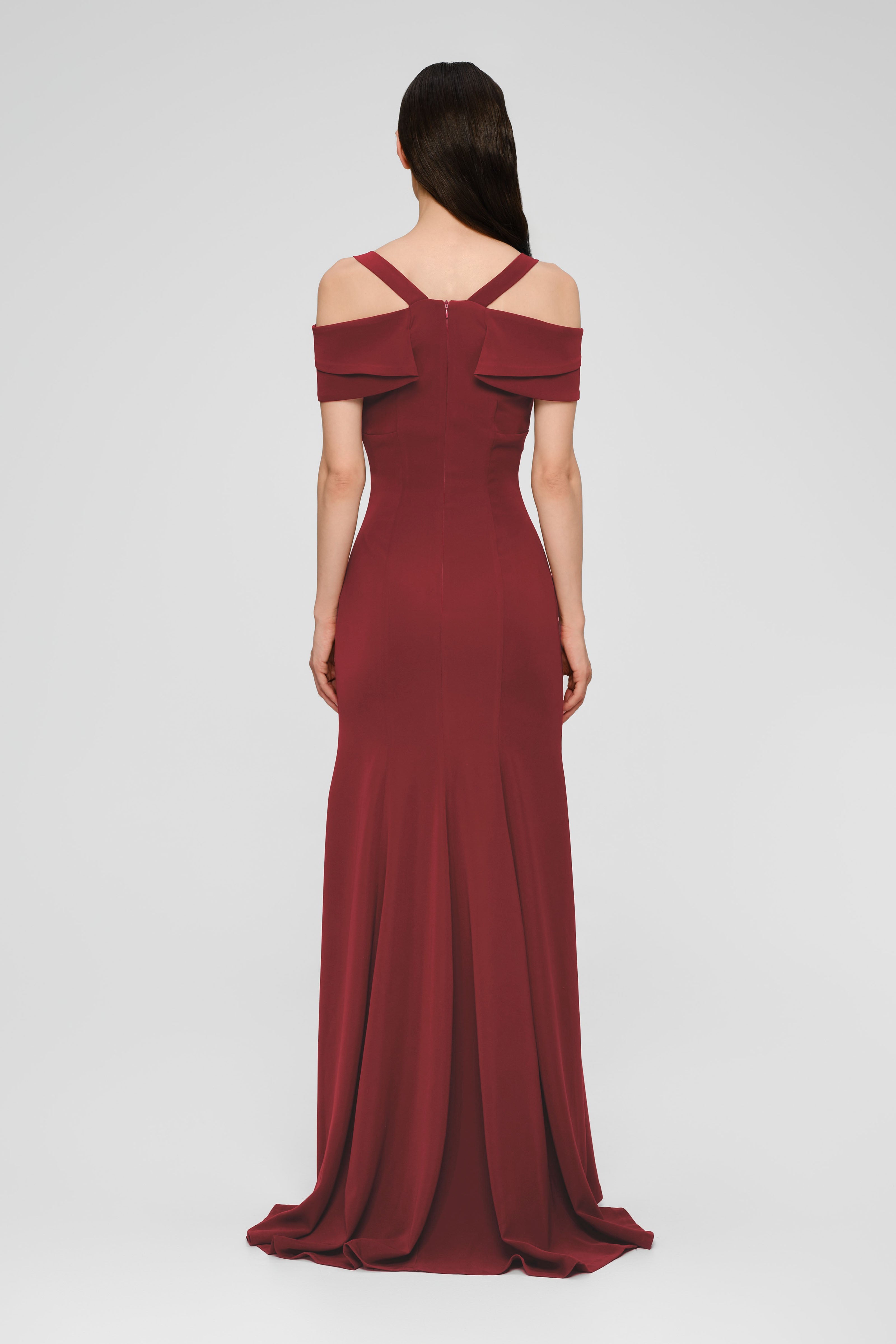 Candy Long Dress Wine