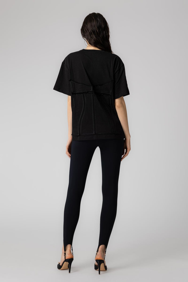 Deconstructed T-Shirt Black