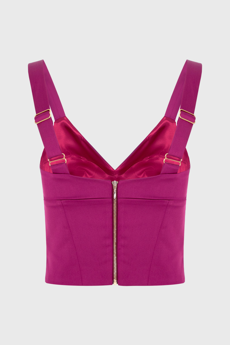 Haze Corset Raspberry Pink