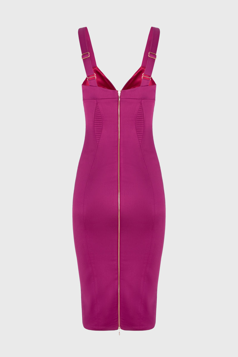 Haze Dress Raspberry Pink