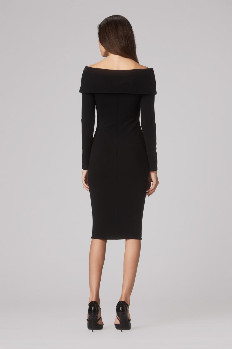 Rochie neagra shapewear Ellipse