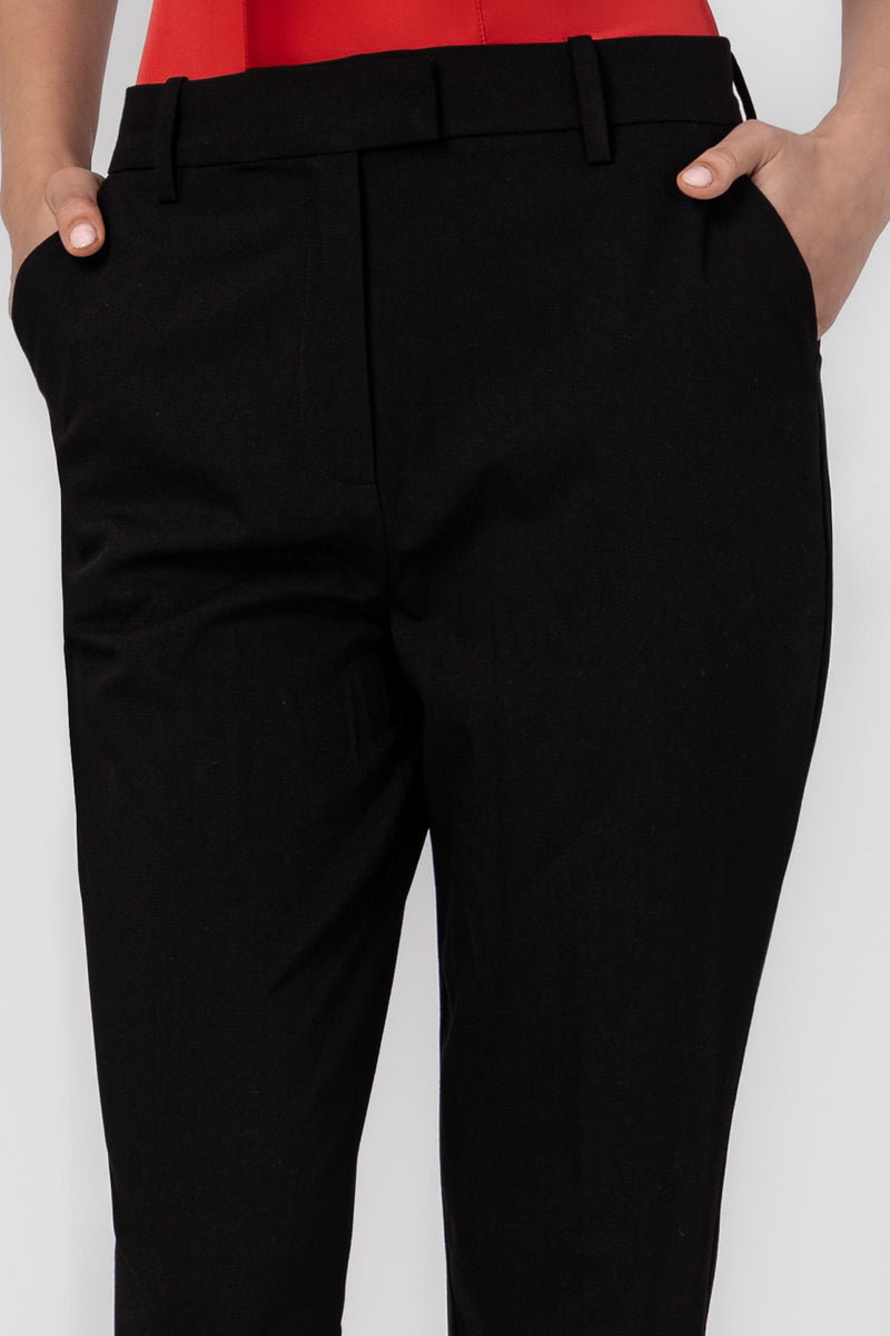 Formal Wool Trousers Black