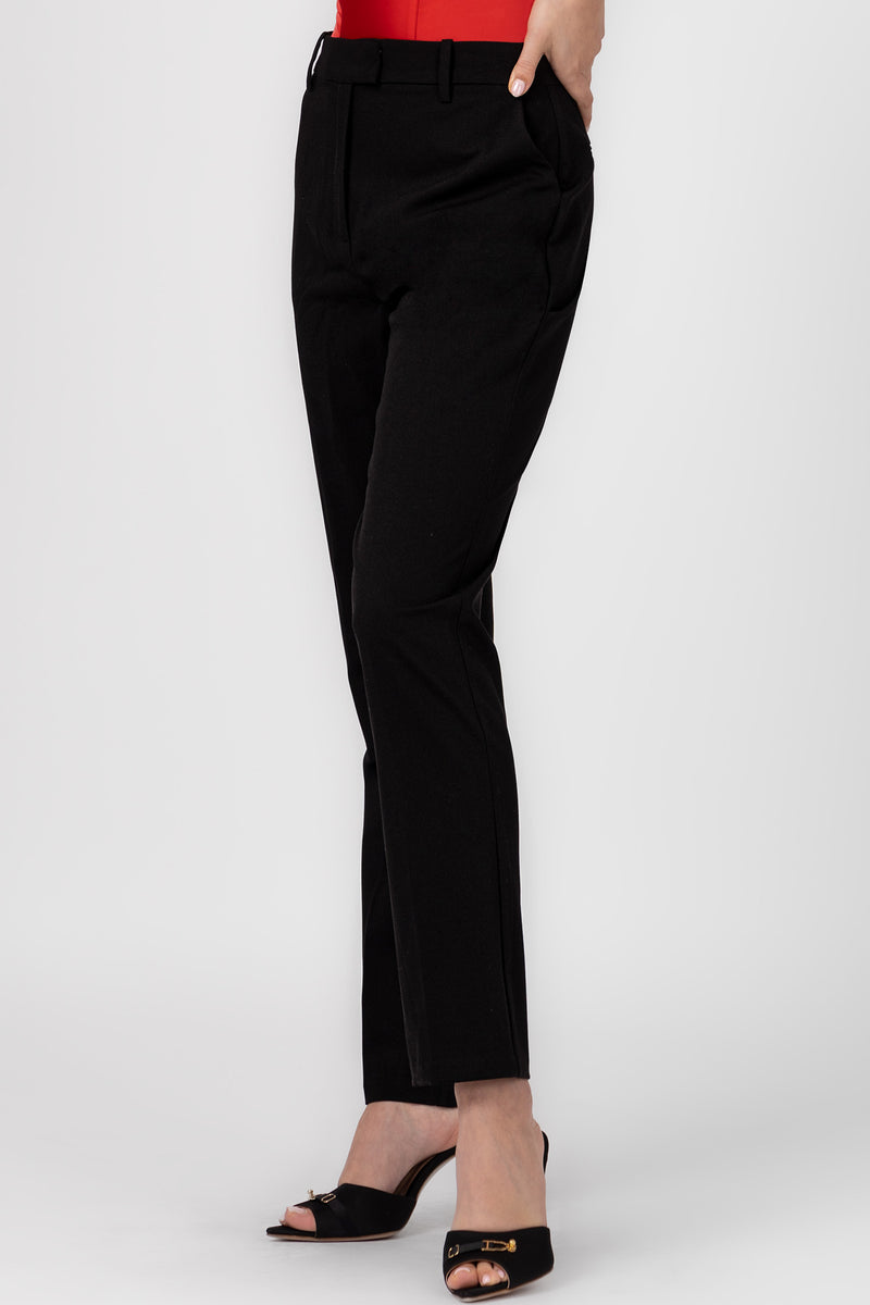 Formal Wool Trousers Black