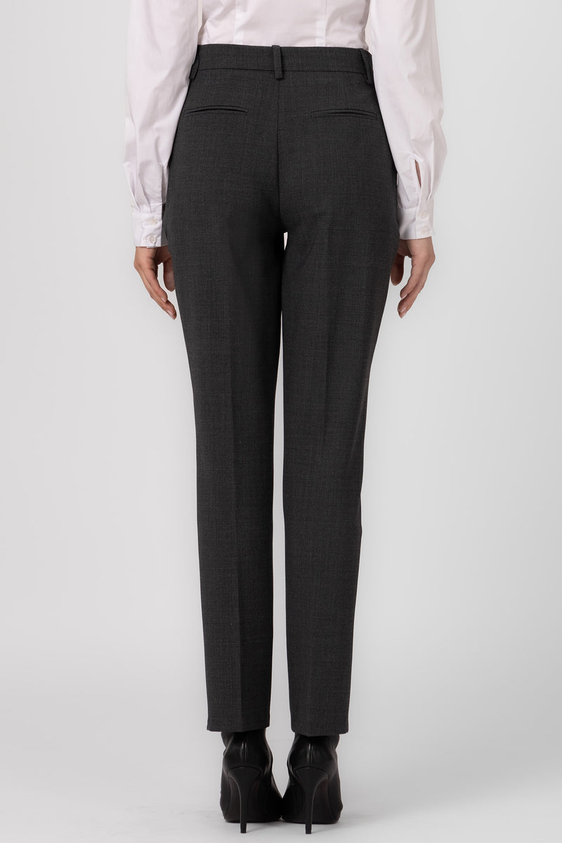 Formal Wool Trousers Gray