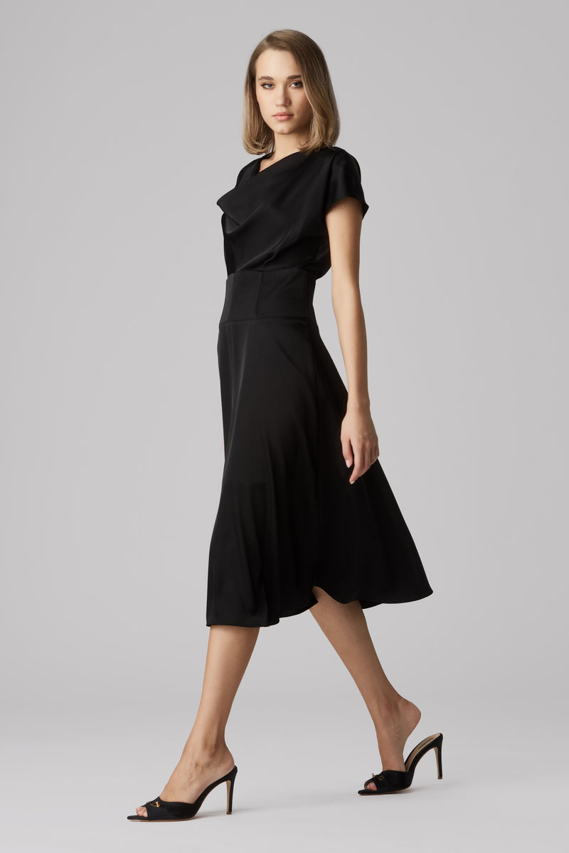 Flap Dress Black