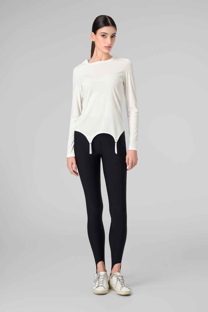Garter Blouse White