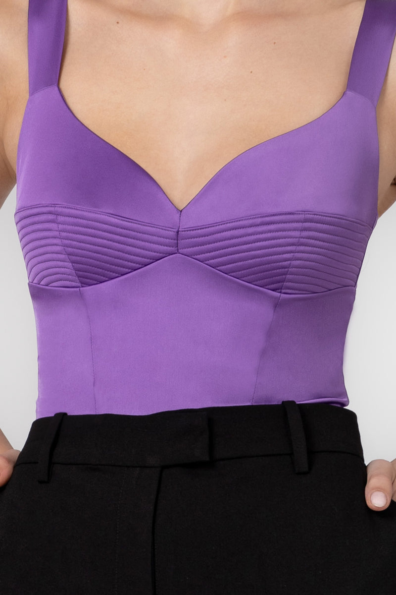 Haze Bra Top Violet