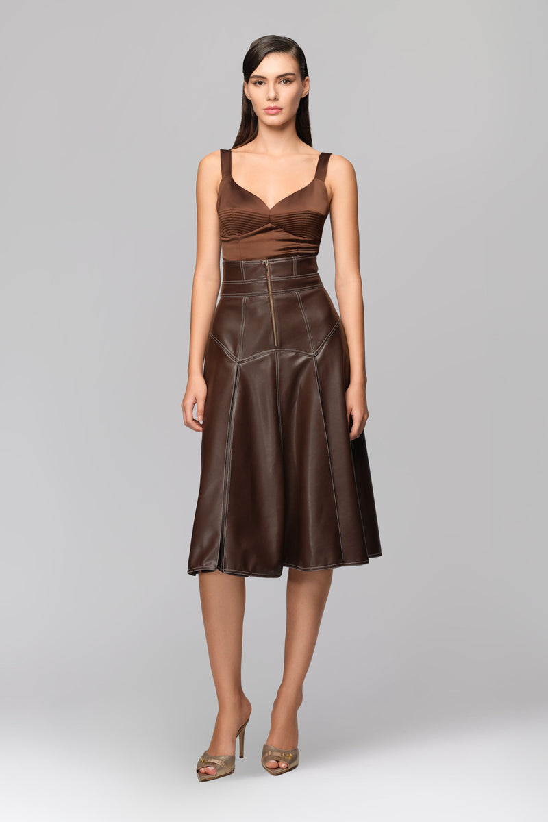 Haze Corset Brown