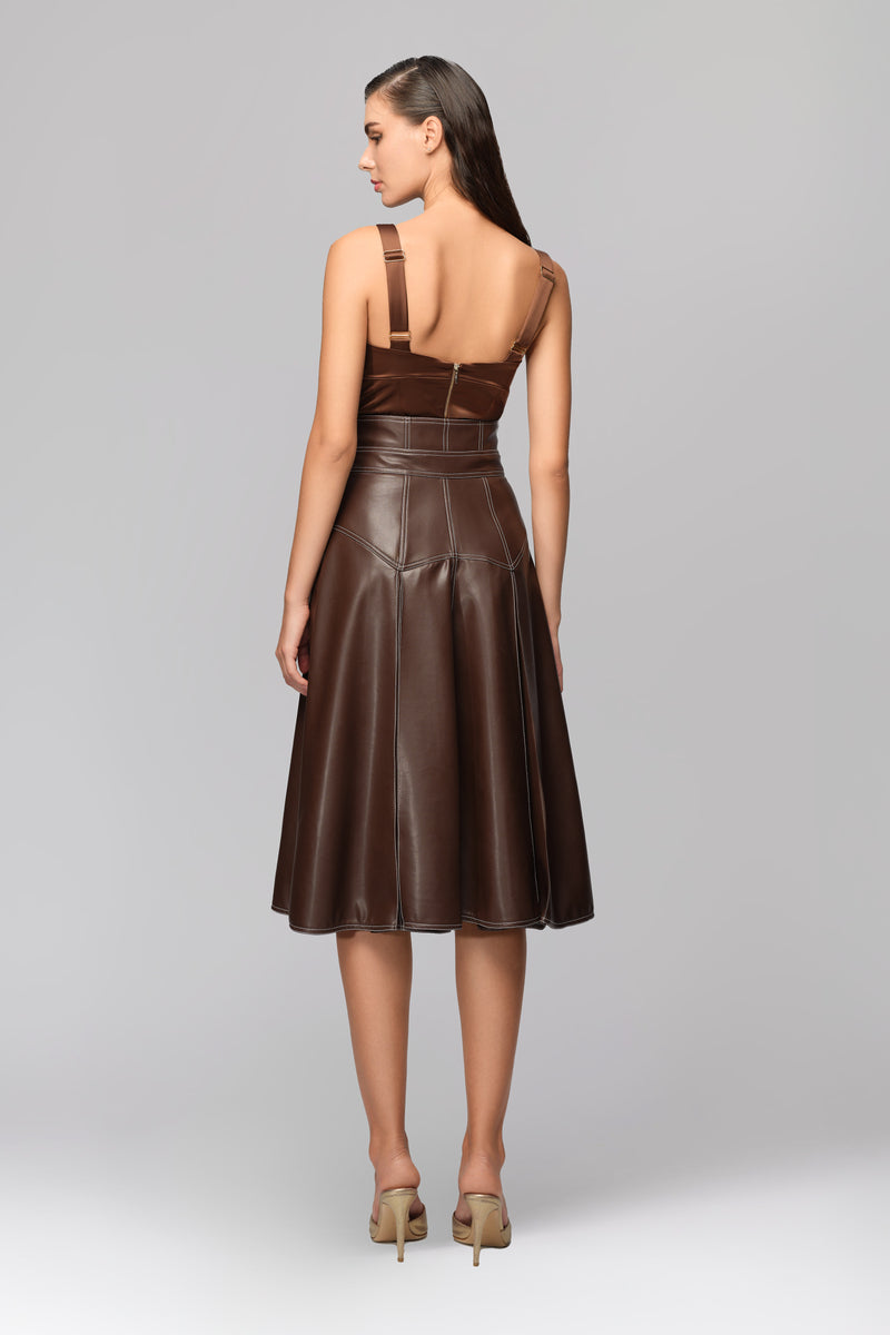 Haze Corset Brown