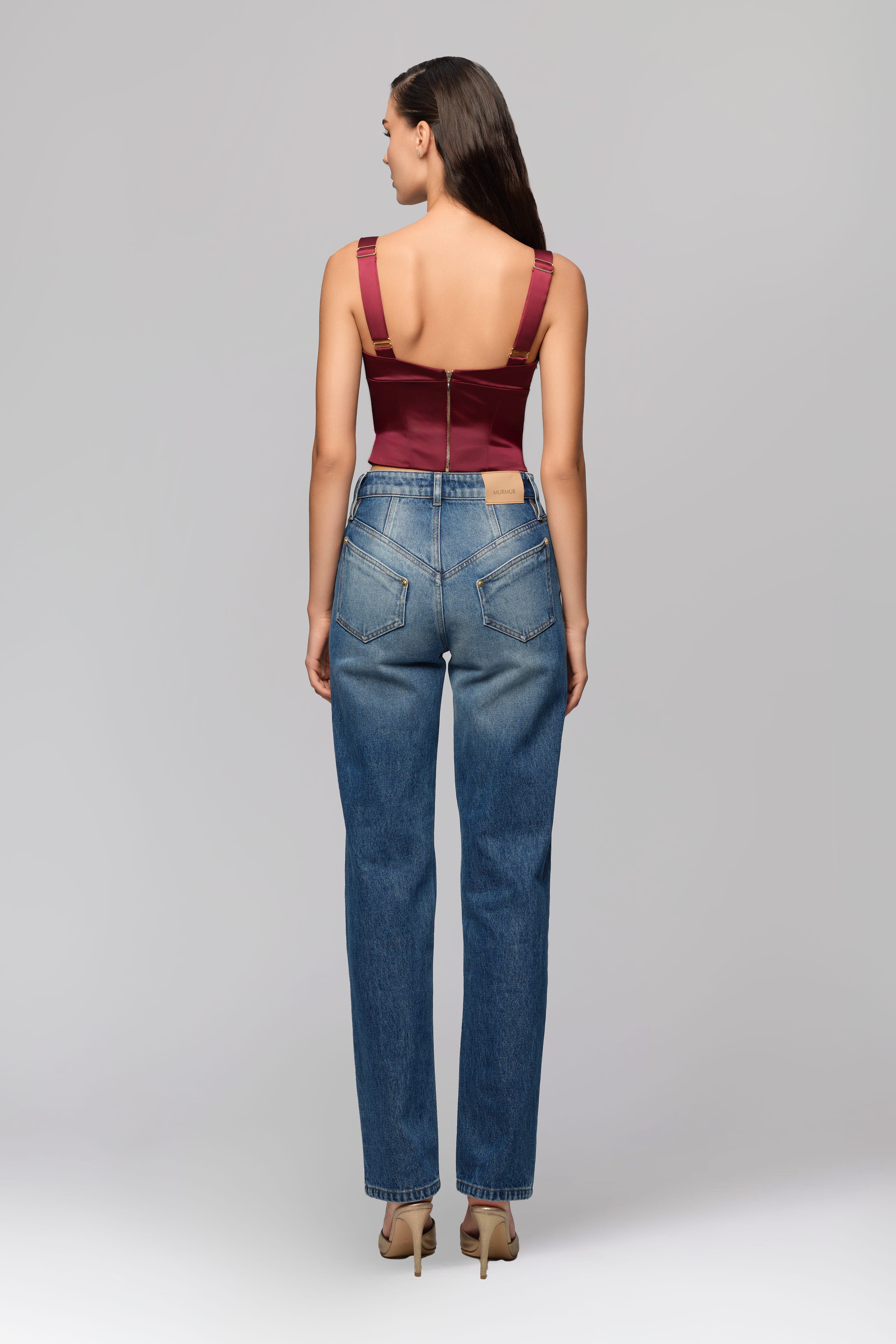 Haze Corset Wine