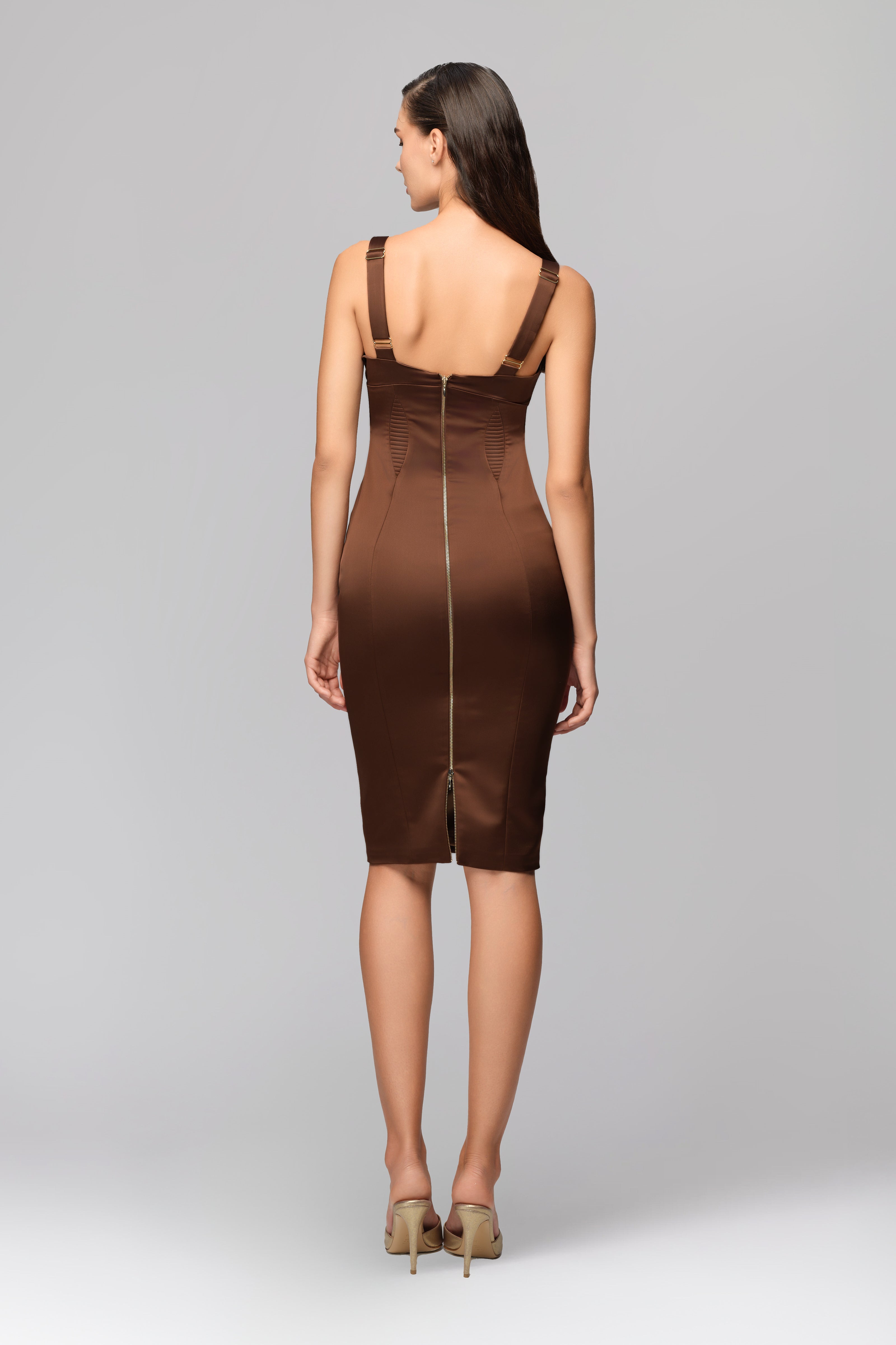 Haze Dress Brown