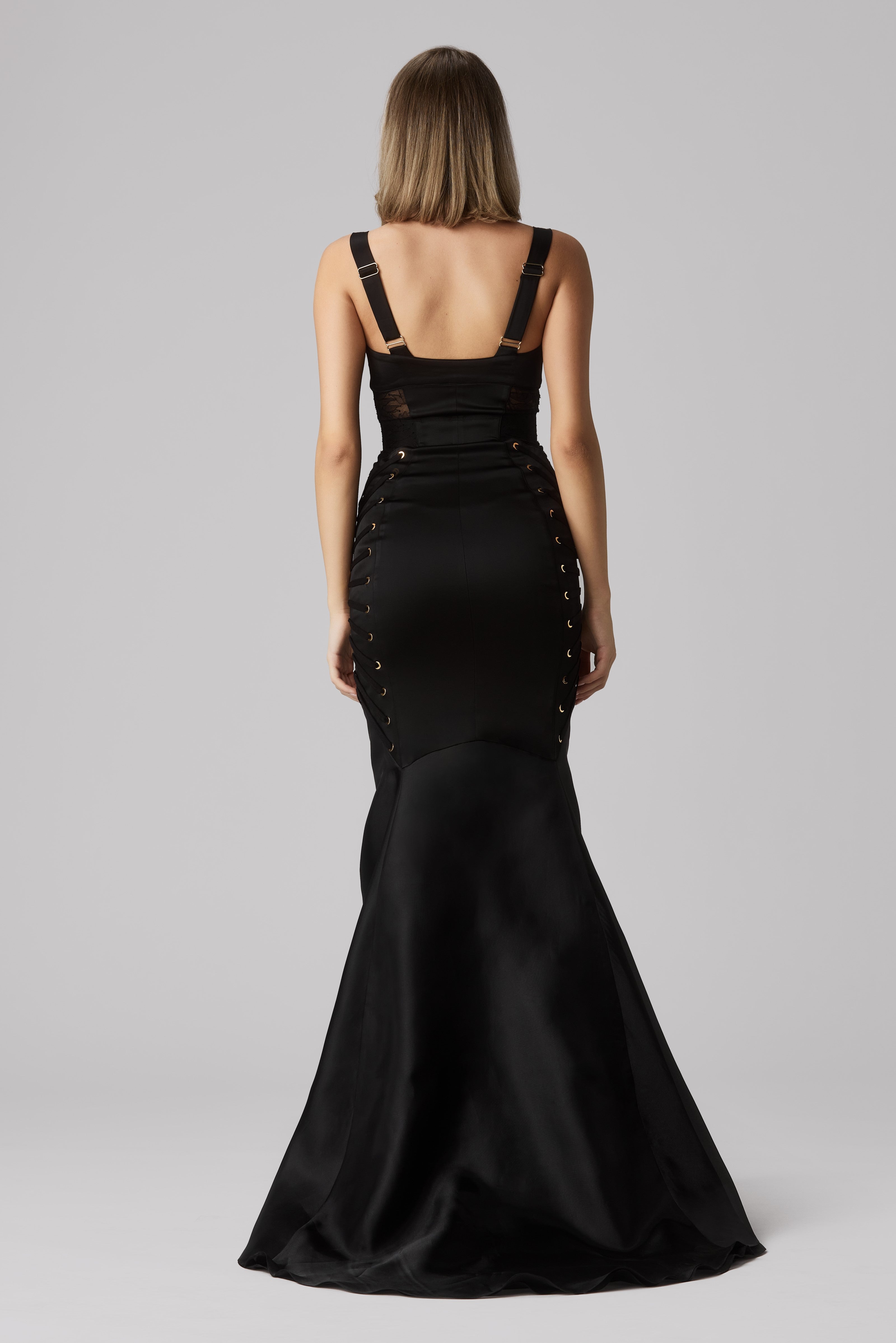 Zest Long Dress Black
