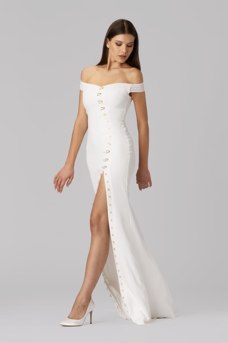 Ivy Long Dress White