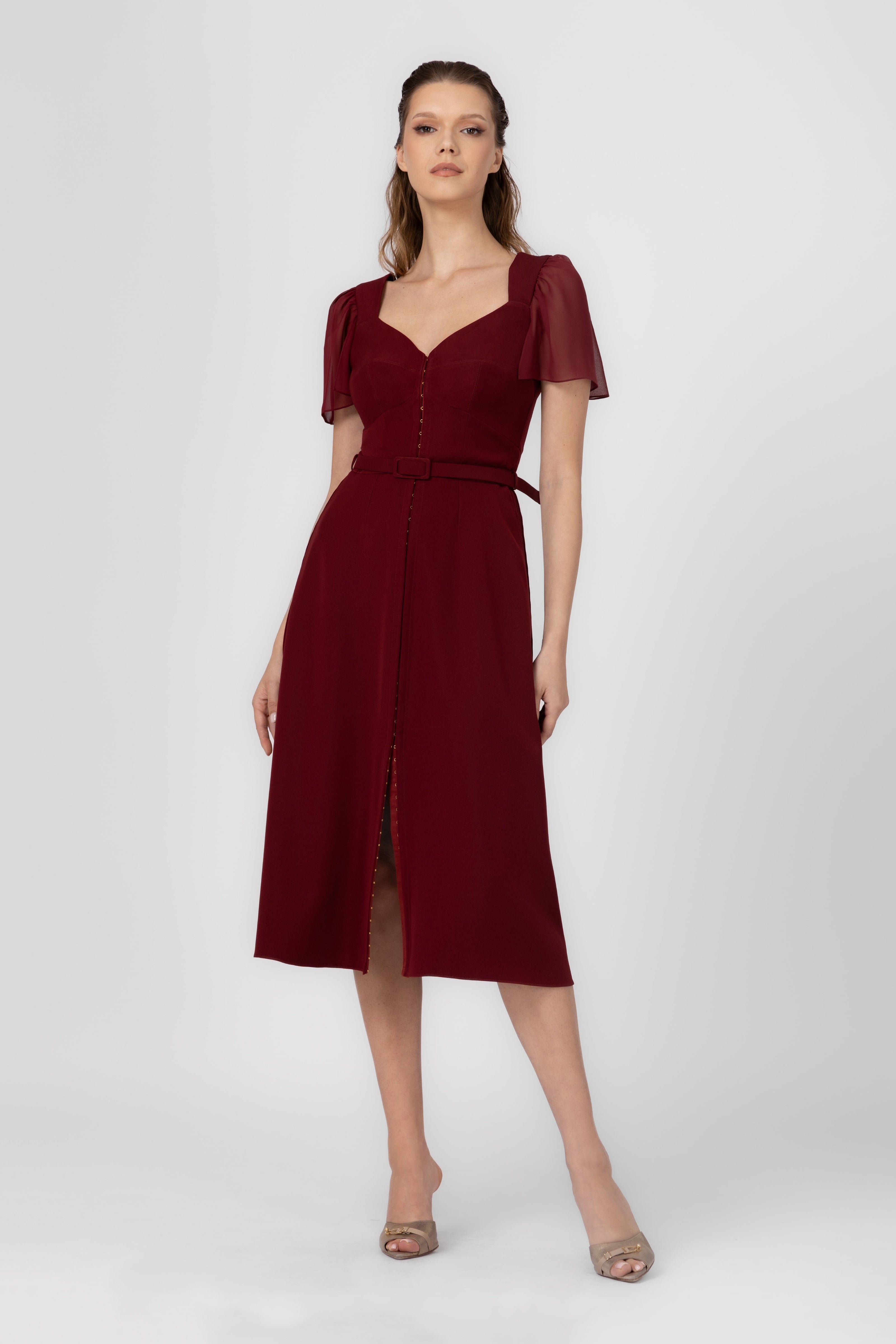 Diversion Dress Wine