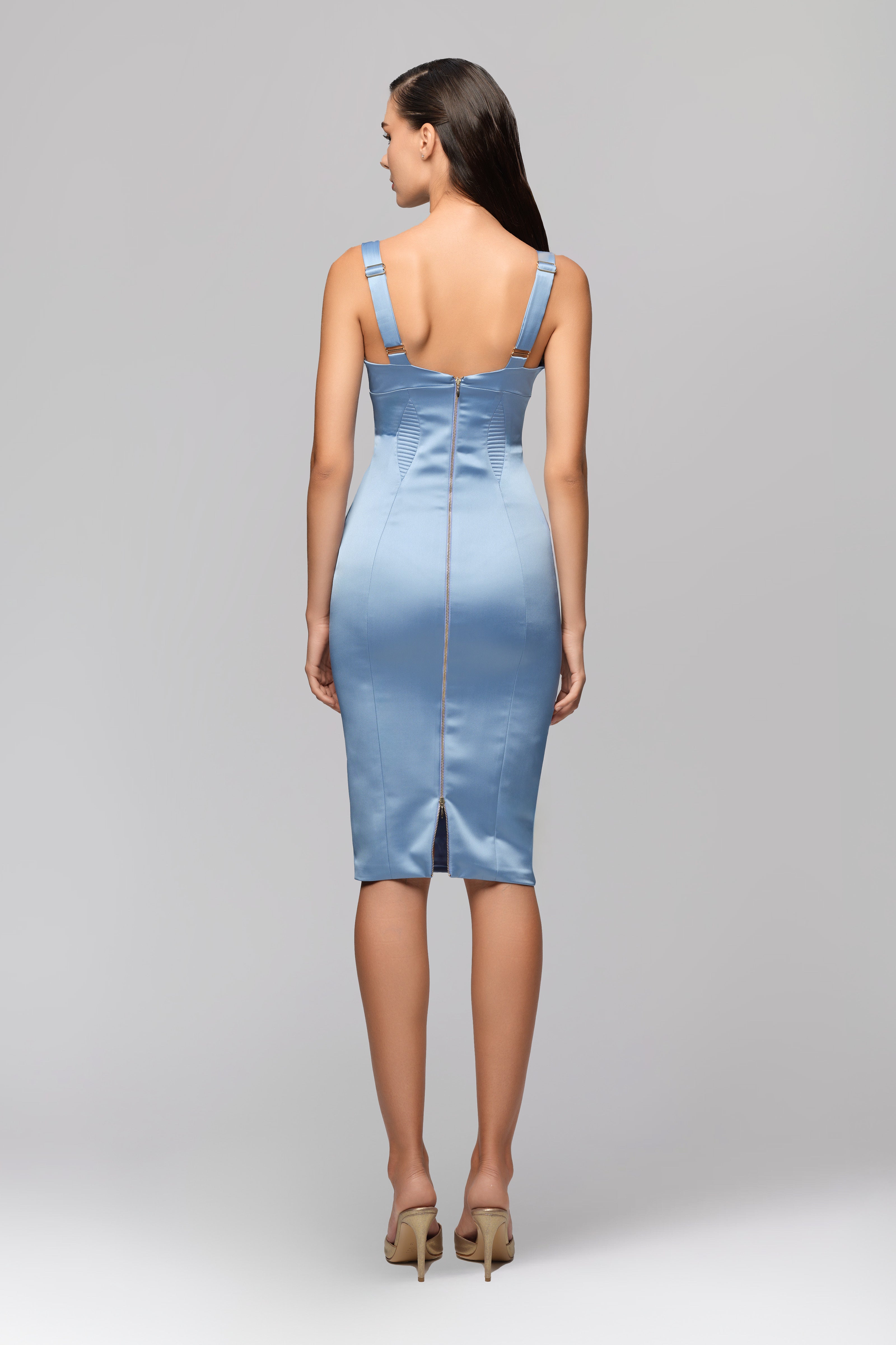 Haze Dress Blue