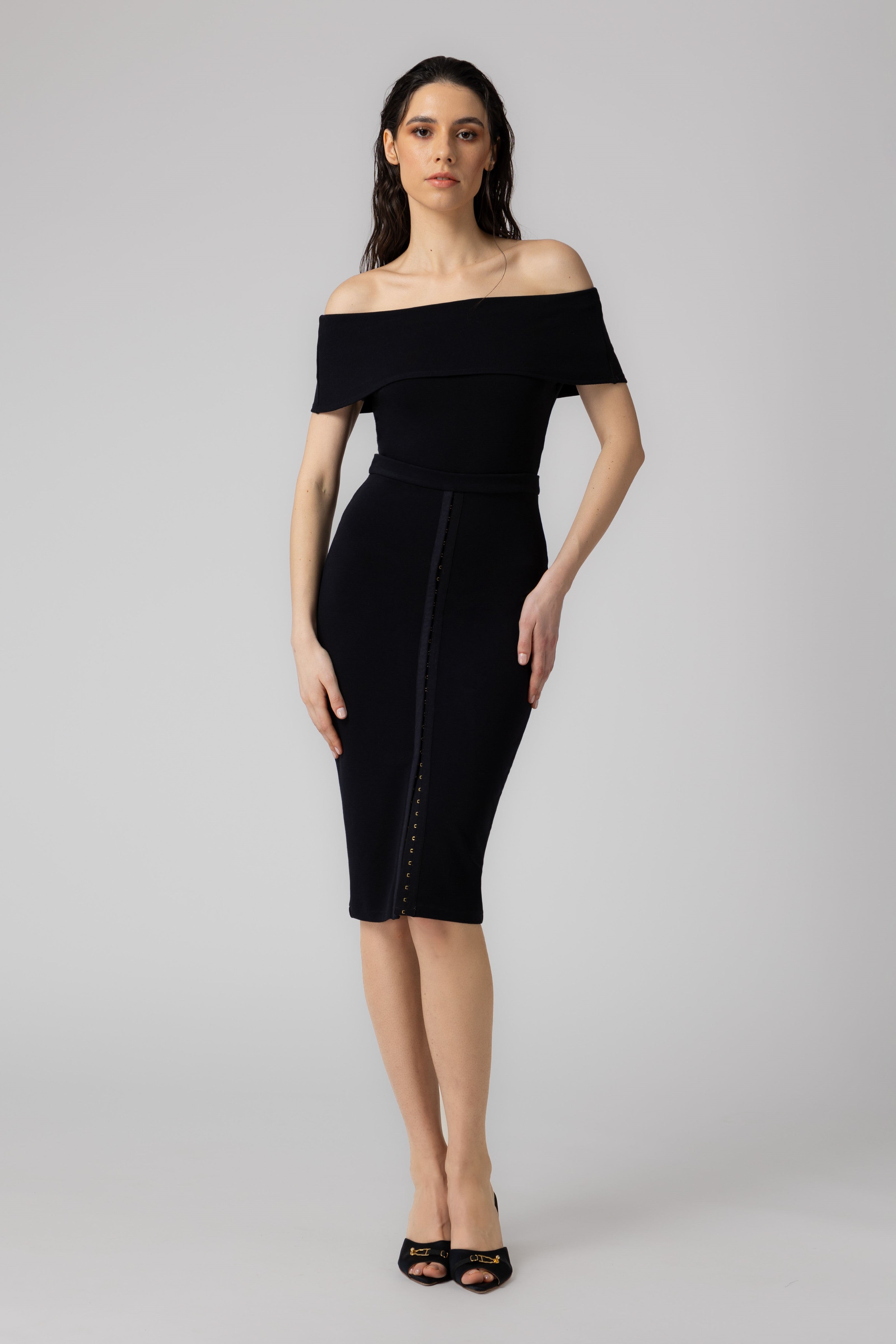 Ellipse Bodysuit Black