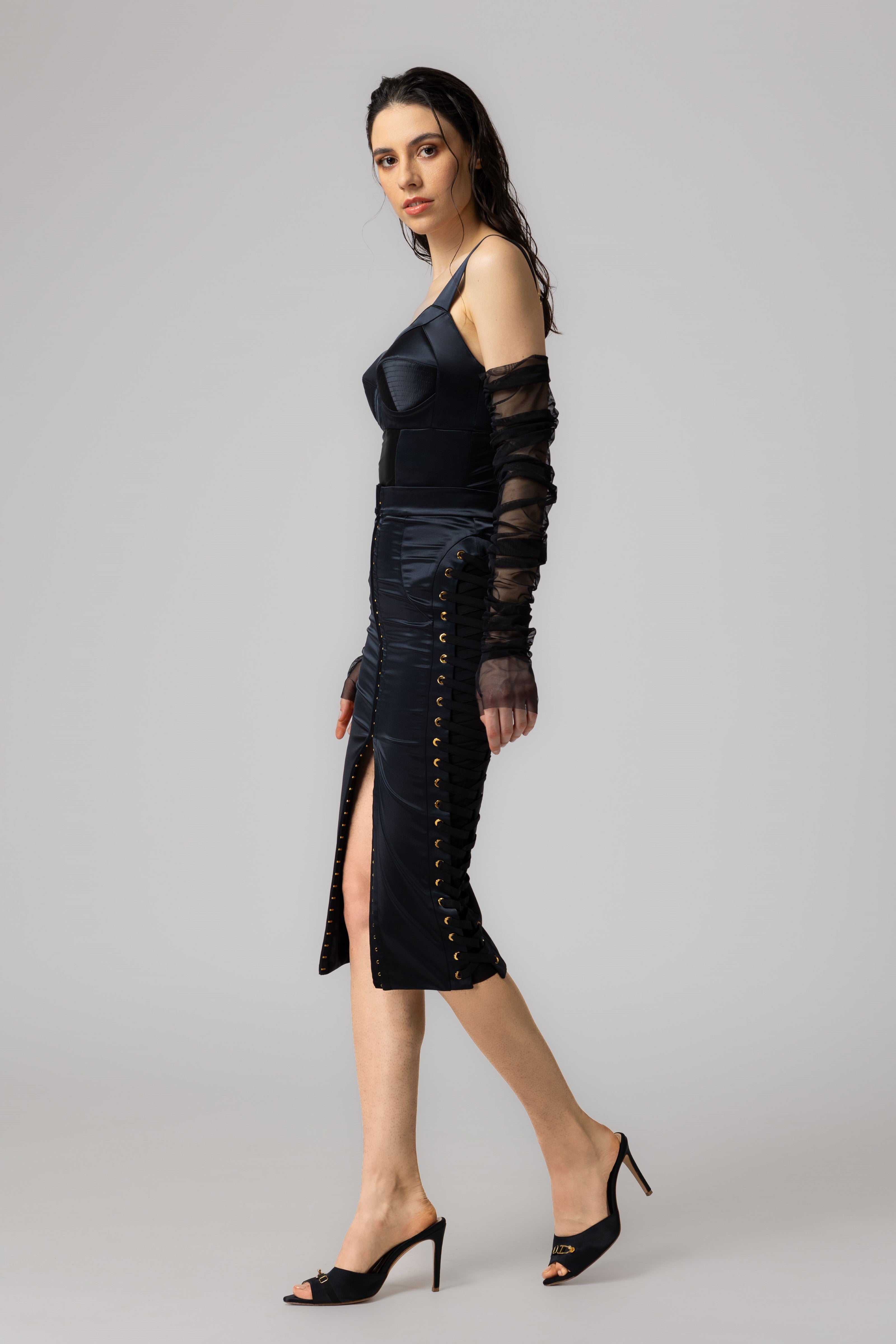 Sheer Gloves Black