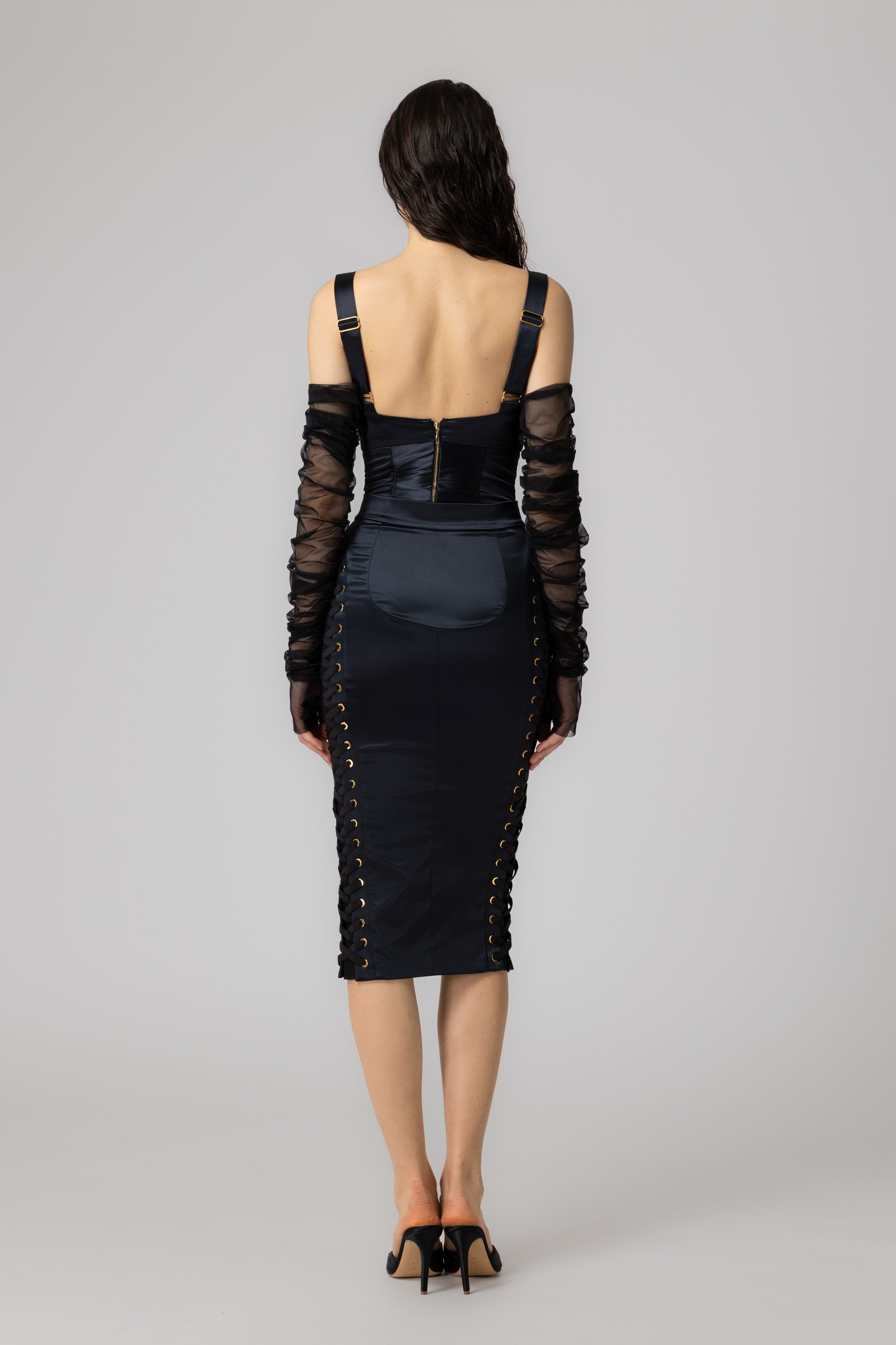 Sheer Gloves Black
