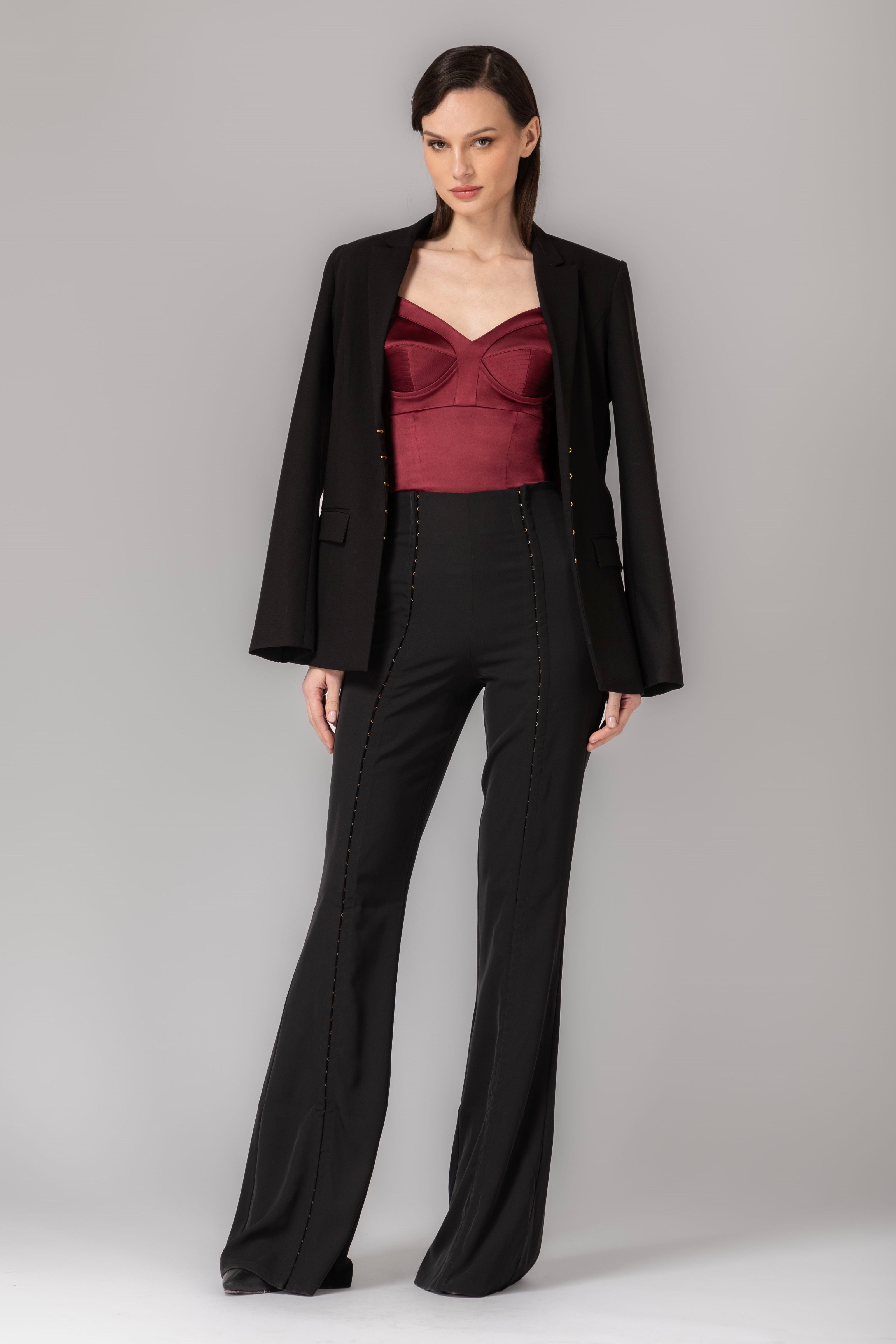 Snap Trousers Black