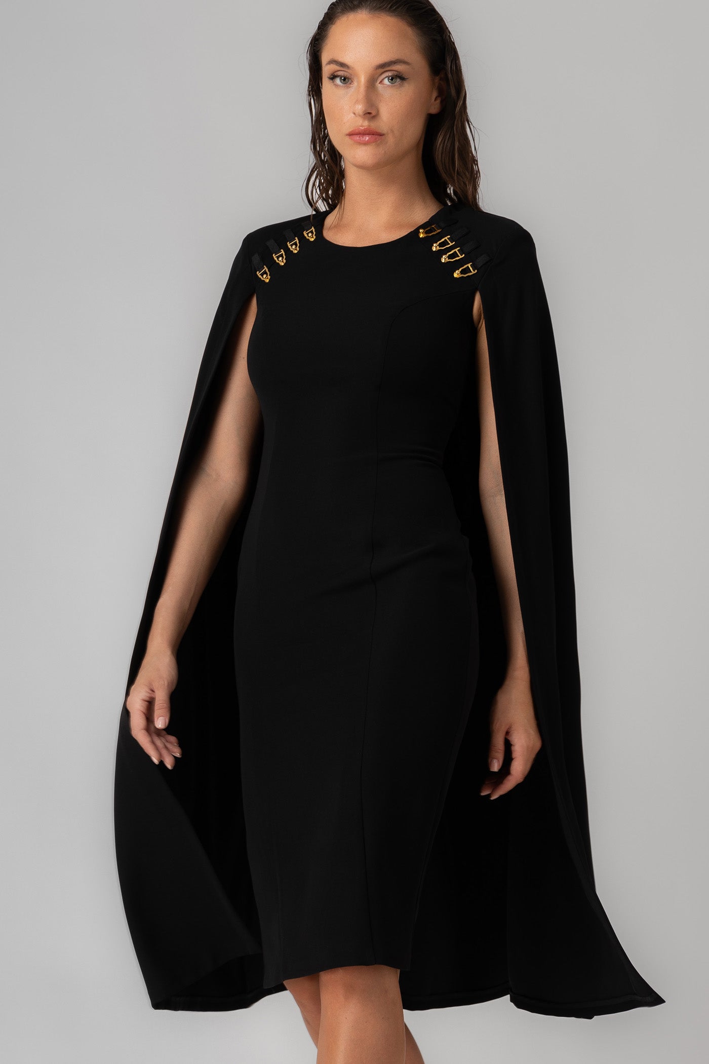 Mantle Dress Black