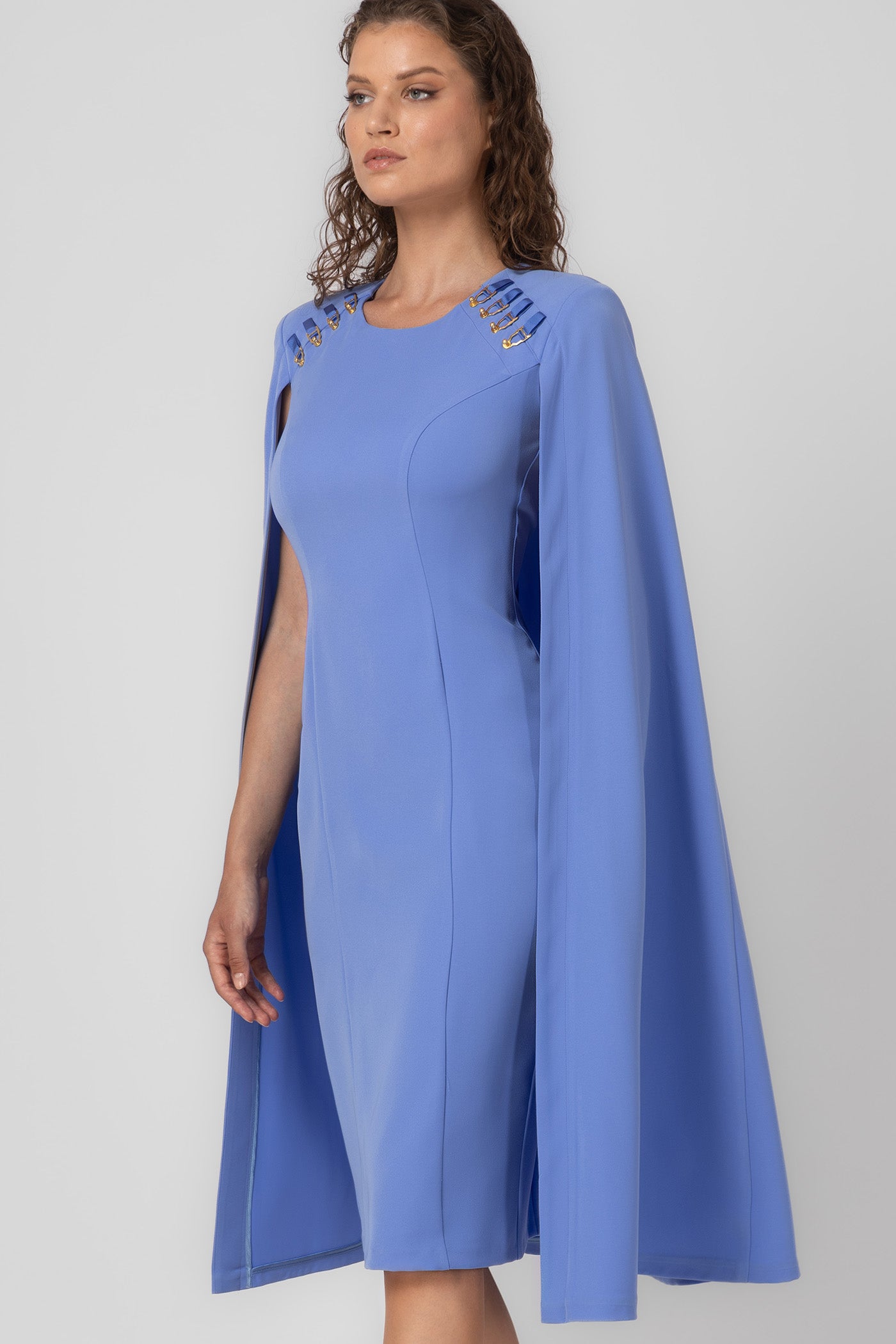 Mantle Dress Light Blue