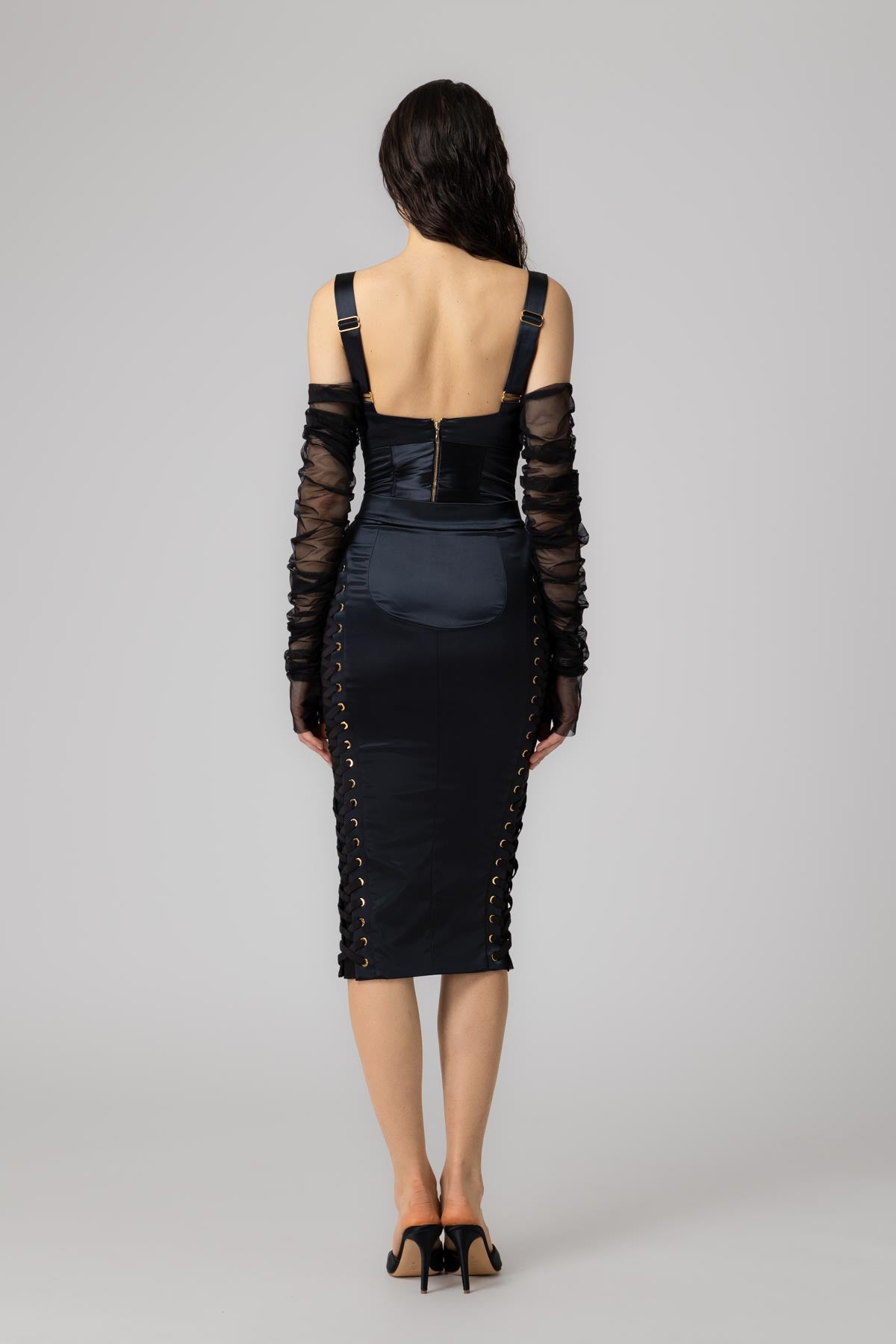Sheer Gloves Black