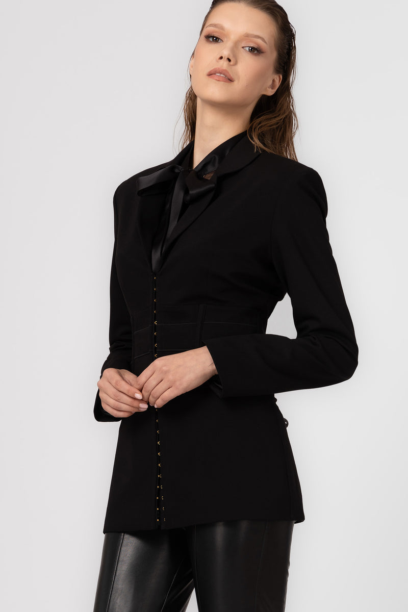 Tomboy Wool Blazer  Black