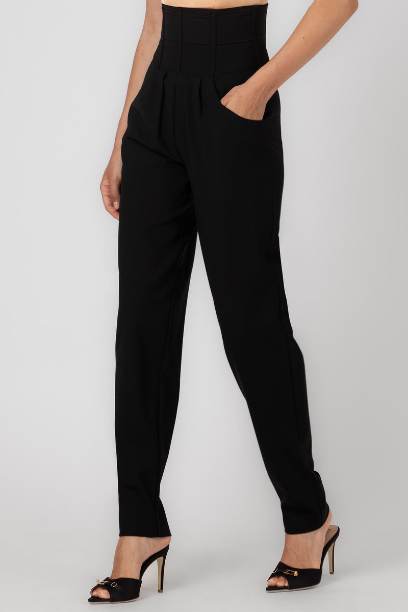 Tomboy Wool Trousers Black