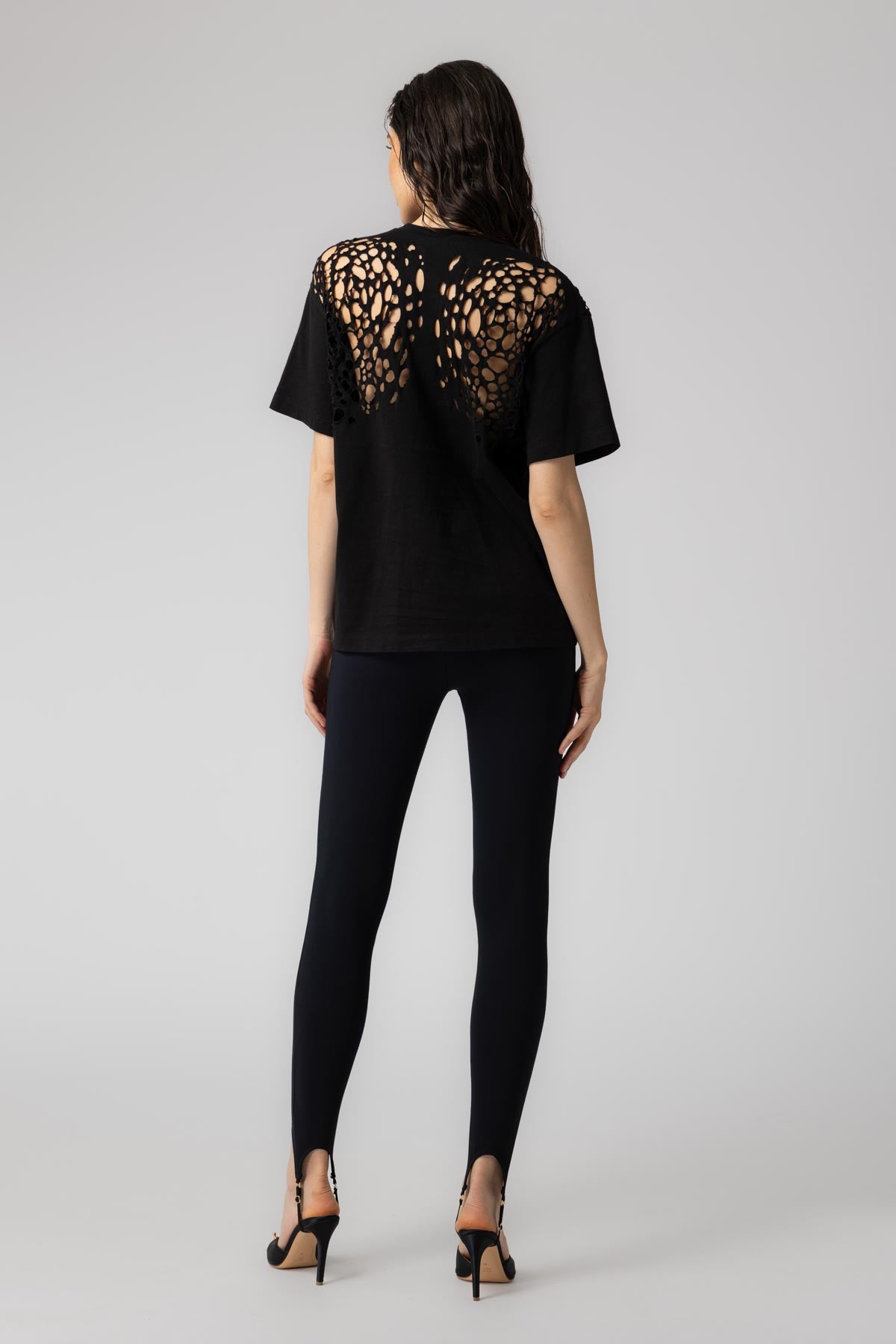 Tricou negru din bumbac Corrosive
