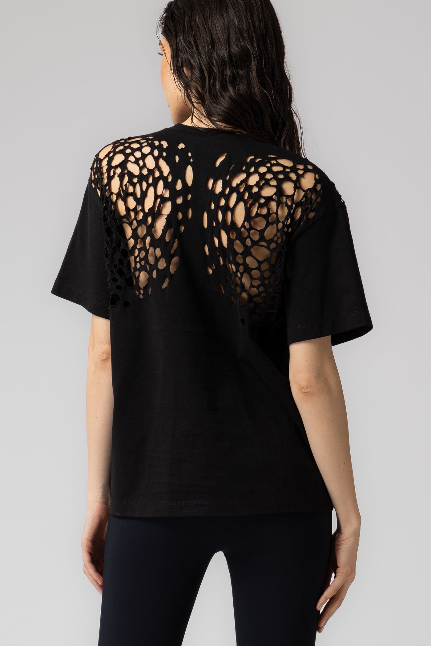 Tricou negru din bumbac Corrosive