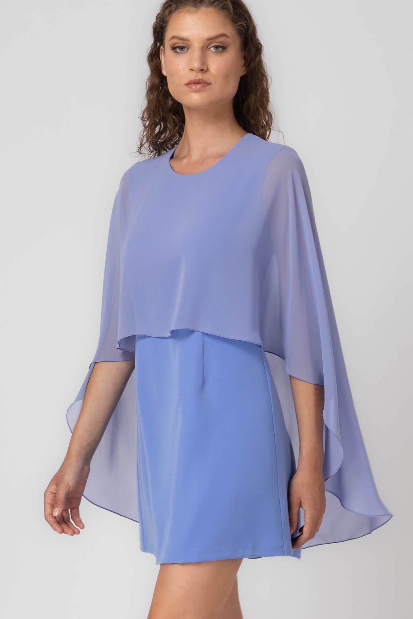 Veil Dress Light Blue