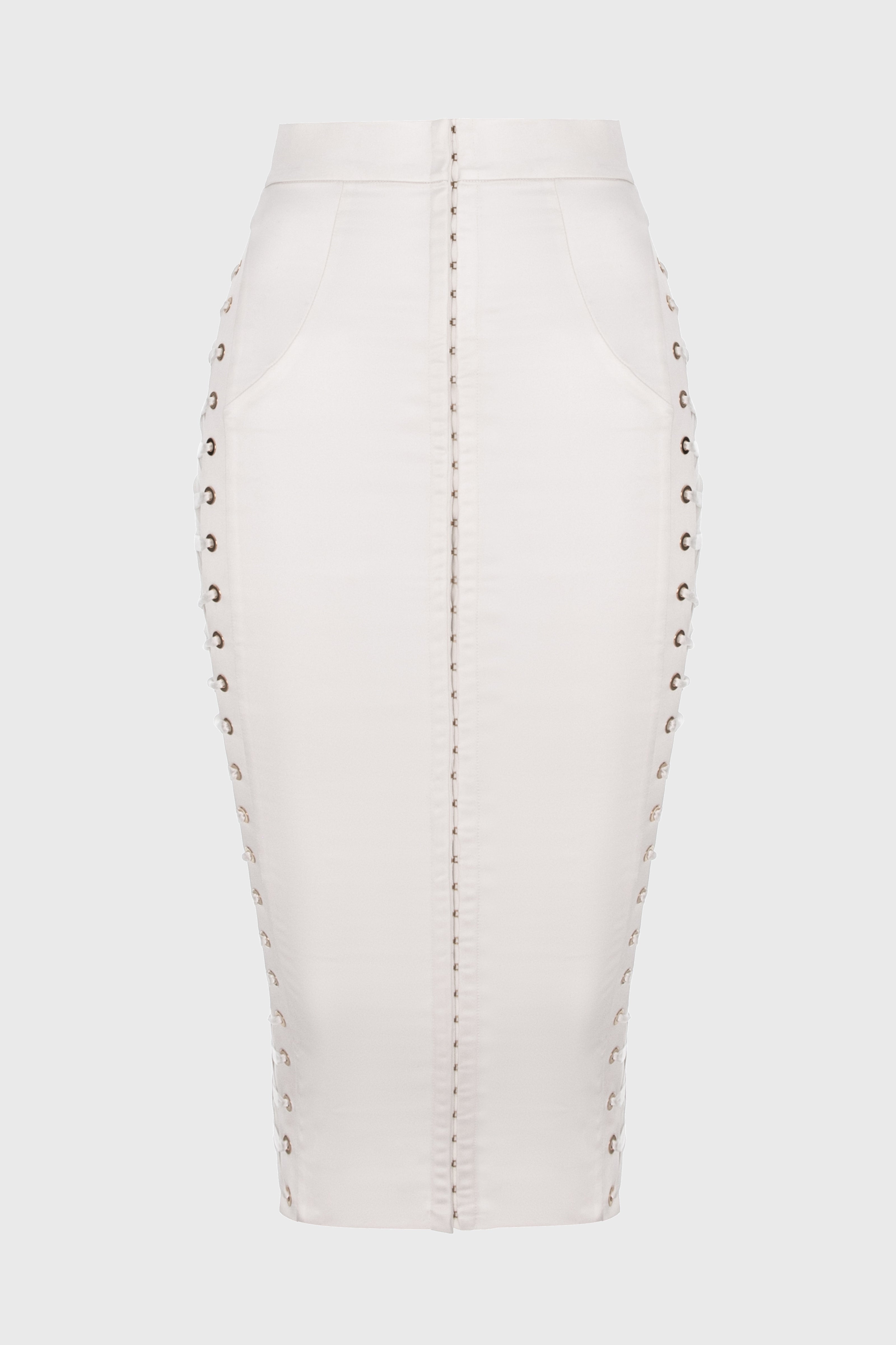 Blackcherry Skirt White