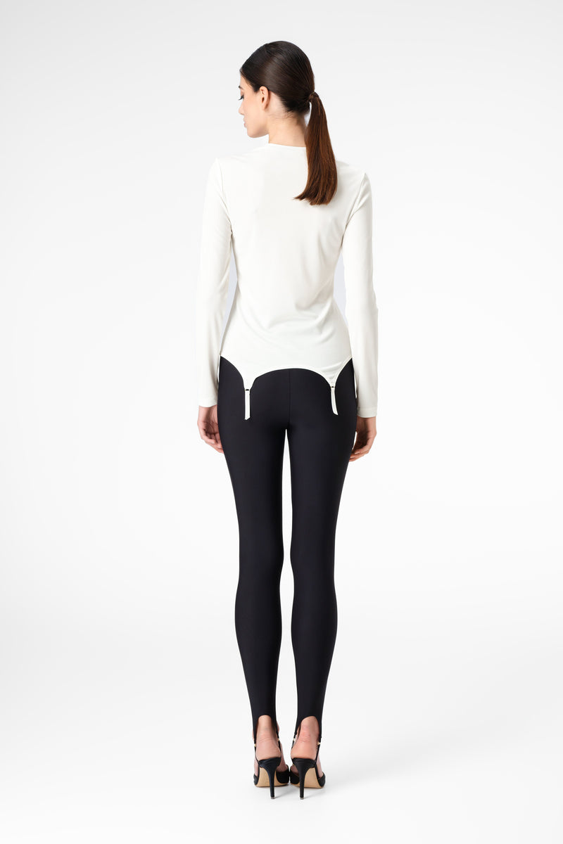 Colanti negri mulati din microfibra Cover