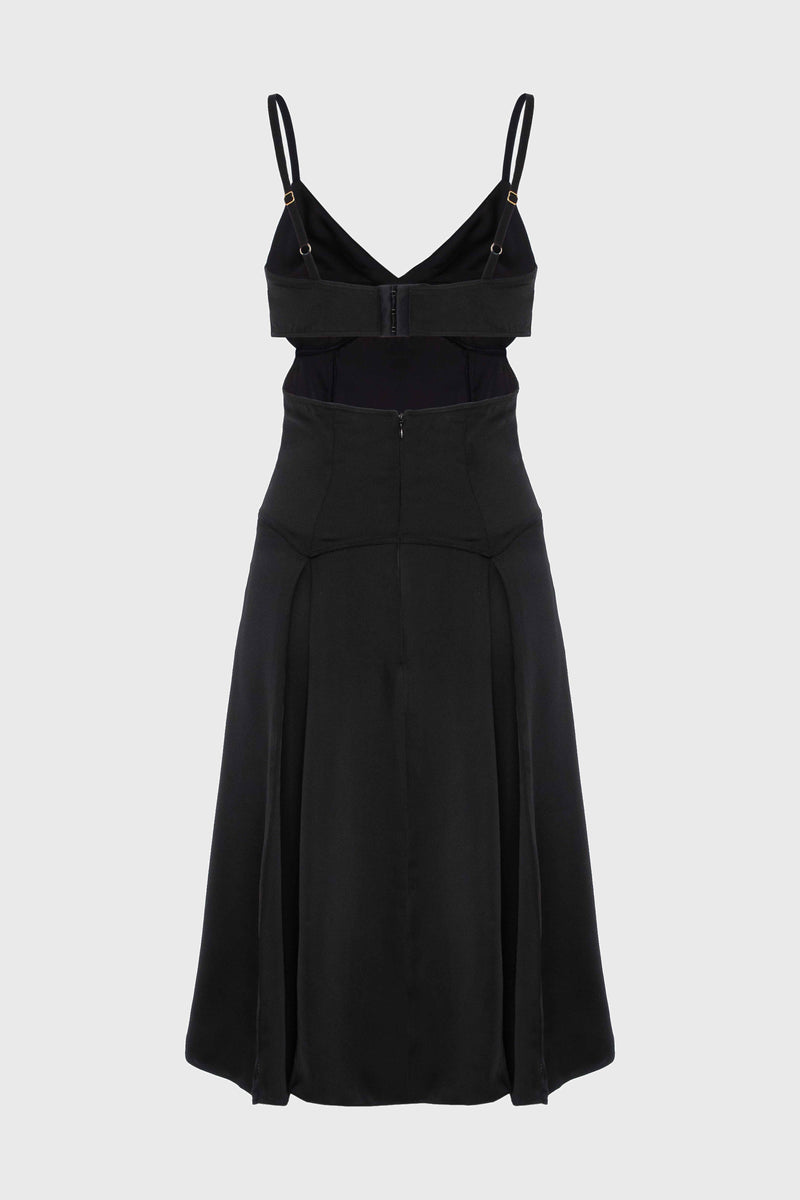Escapade Midi Dress Black