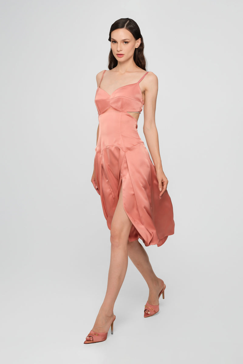 Escapade Midi Dress Blush