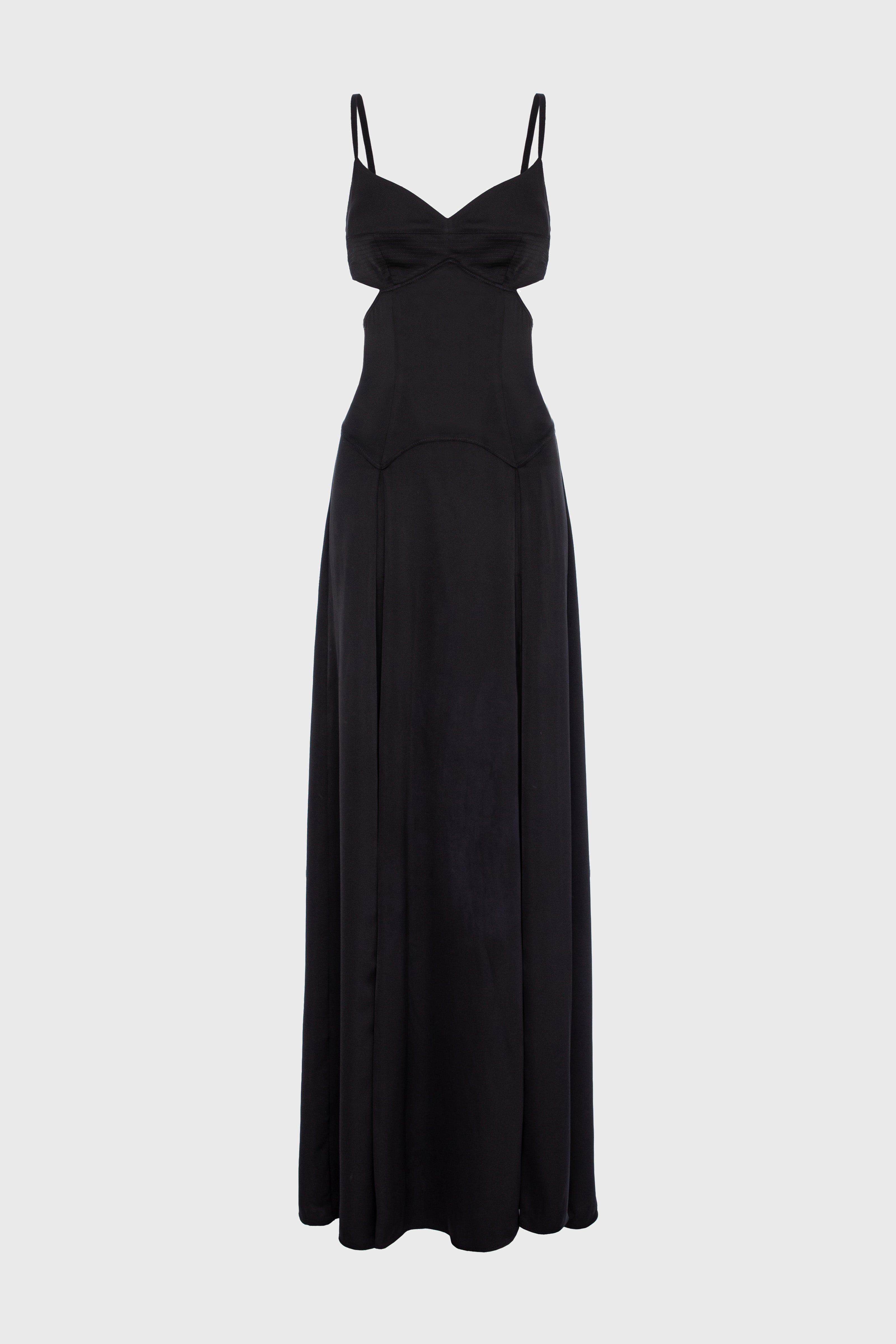 Escapade Long Dress Black