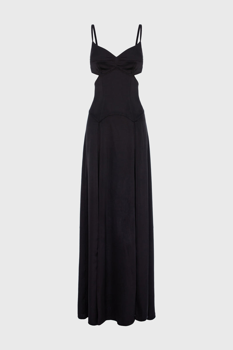 Escapade Long Dress Black