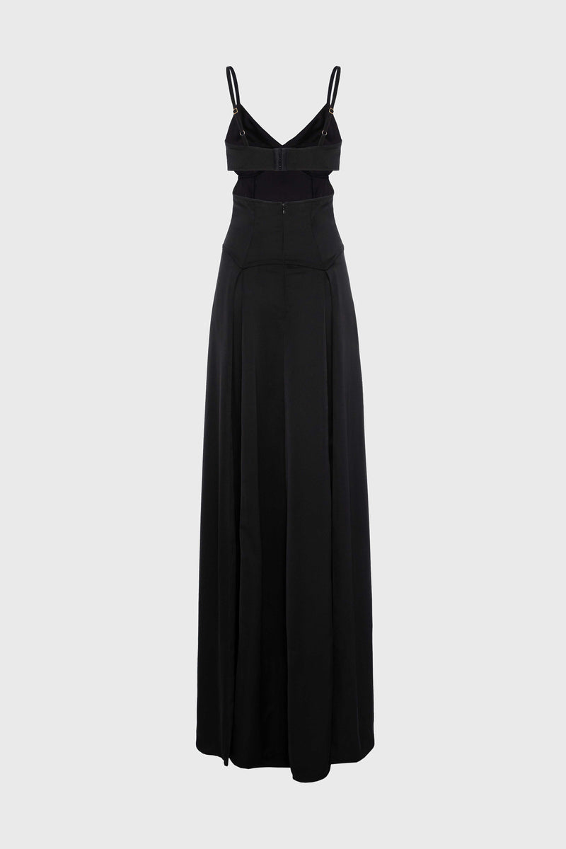 Escapade Long Dress Black