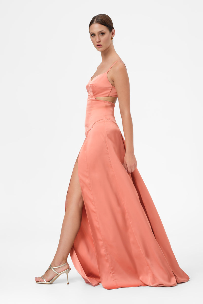 Escapade Long Dress Blush