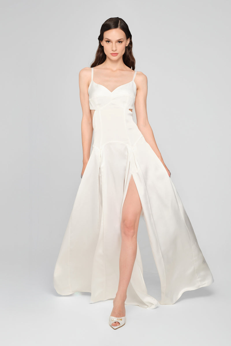 Escapade Long Dress White