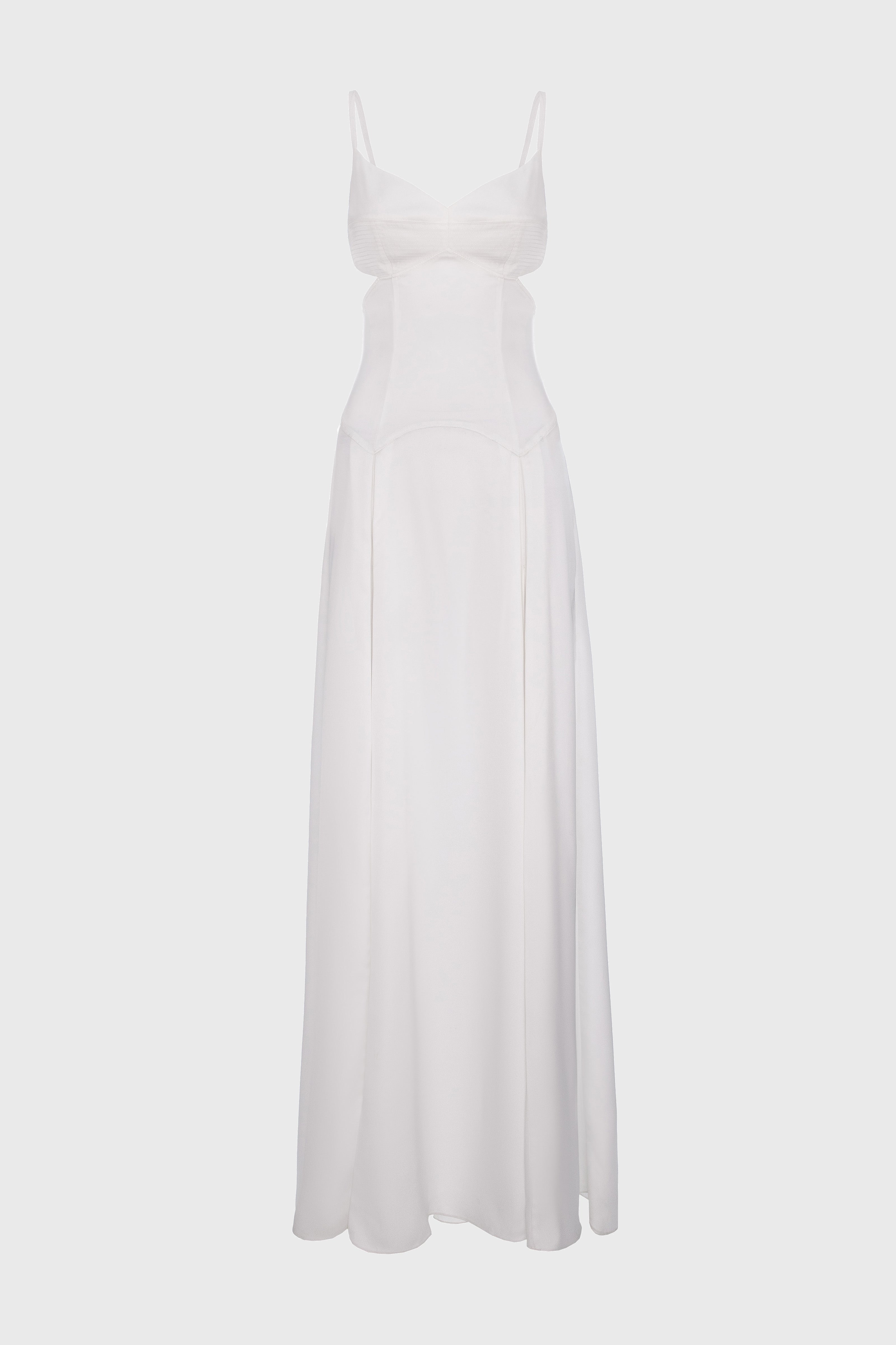 Escapade Long Dress White