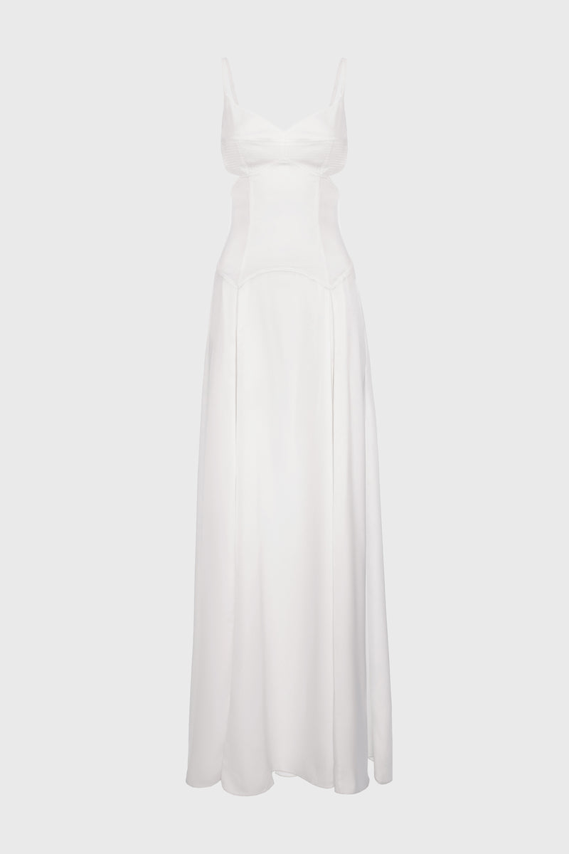 Escapade Long Dress White