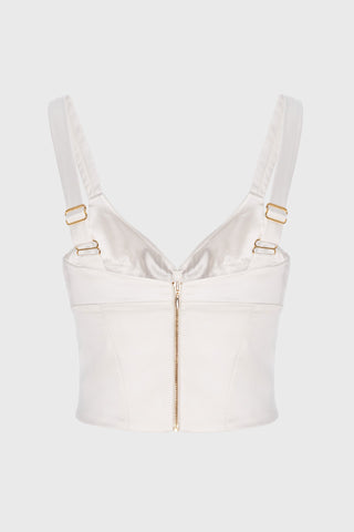 Haze Corset White back