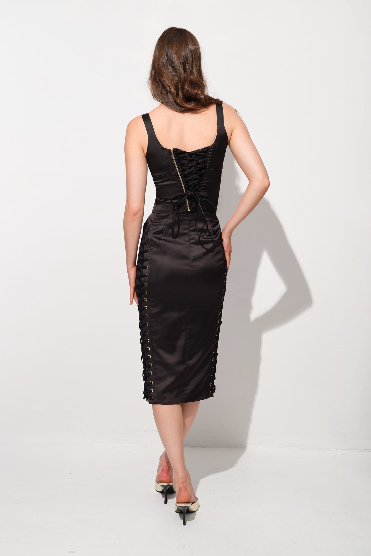 Haze Lacing Corset Black